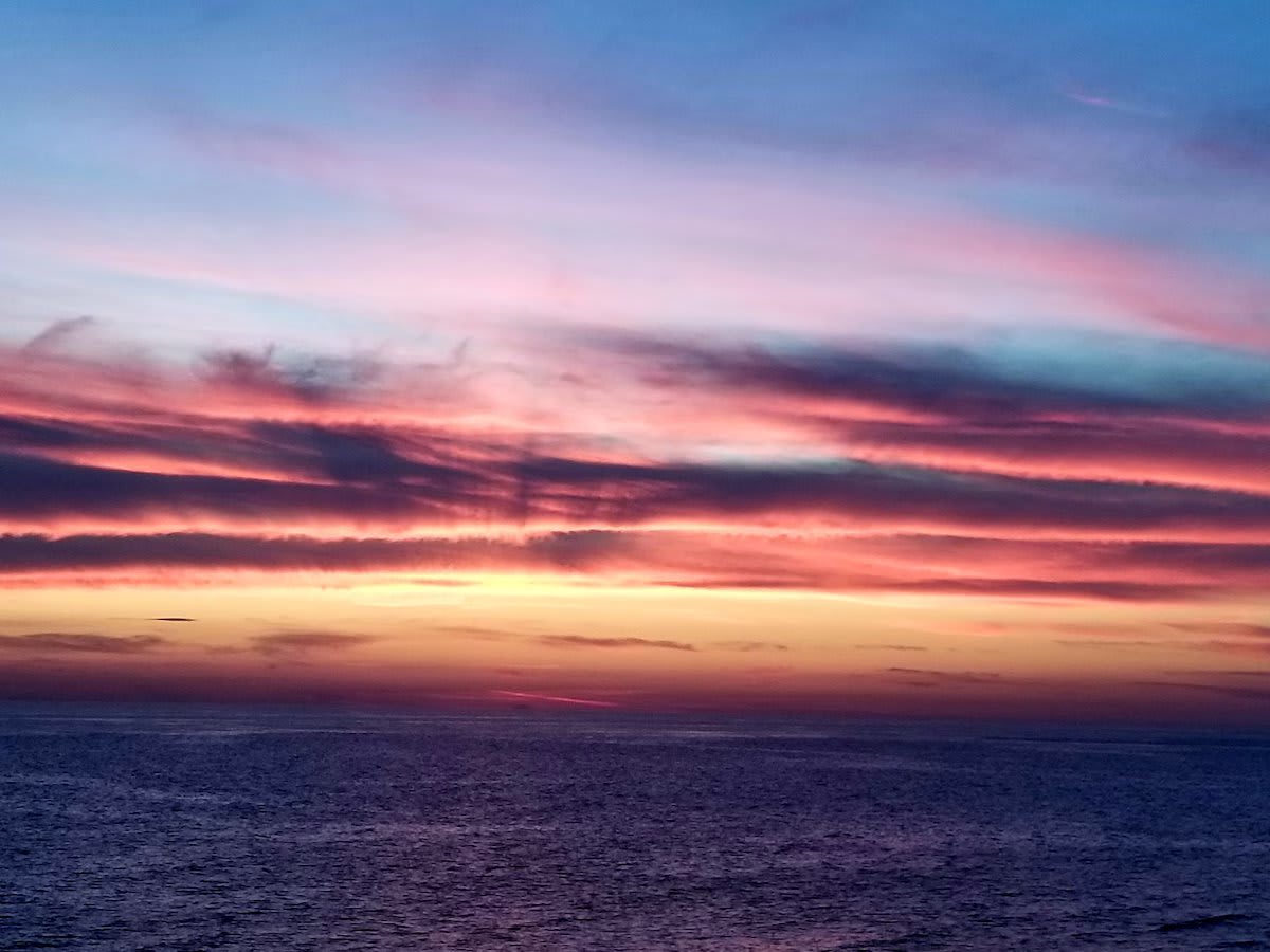 Gorgeous sunsets from your balcony.