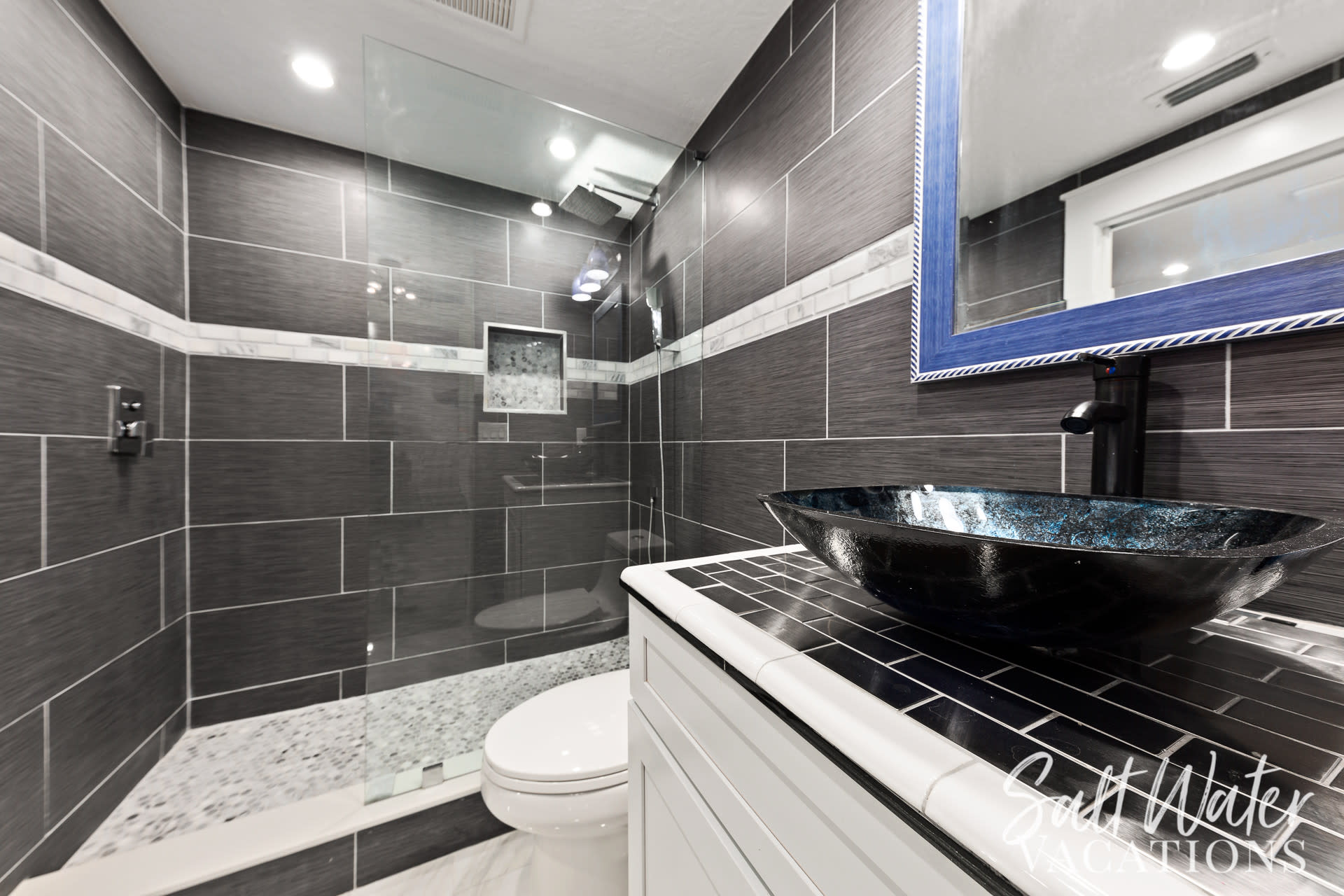 Custom made guest bathroom....outstanding !