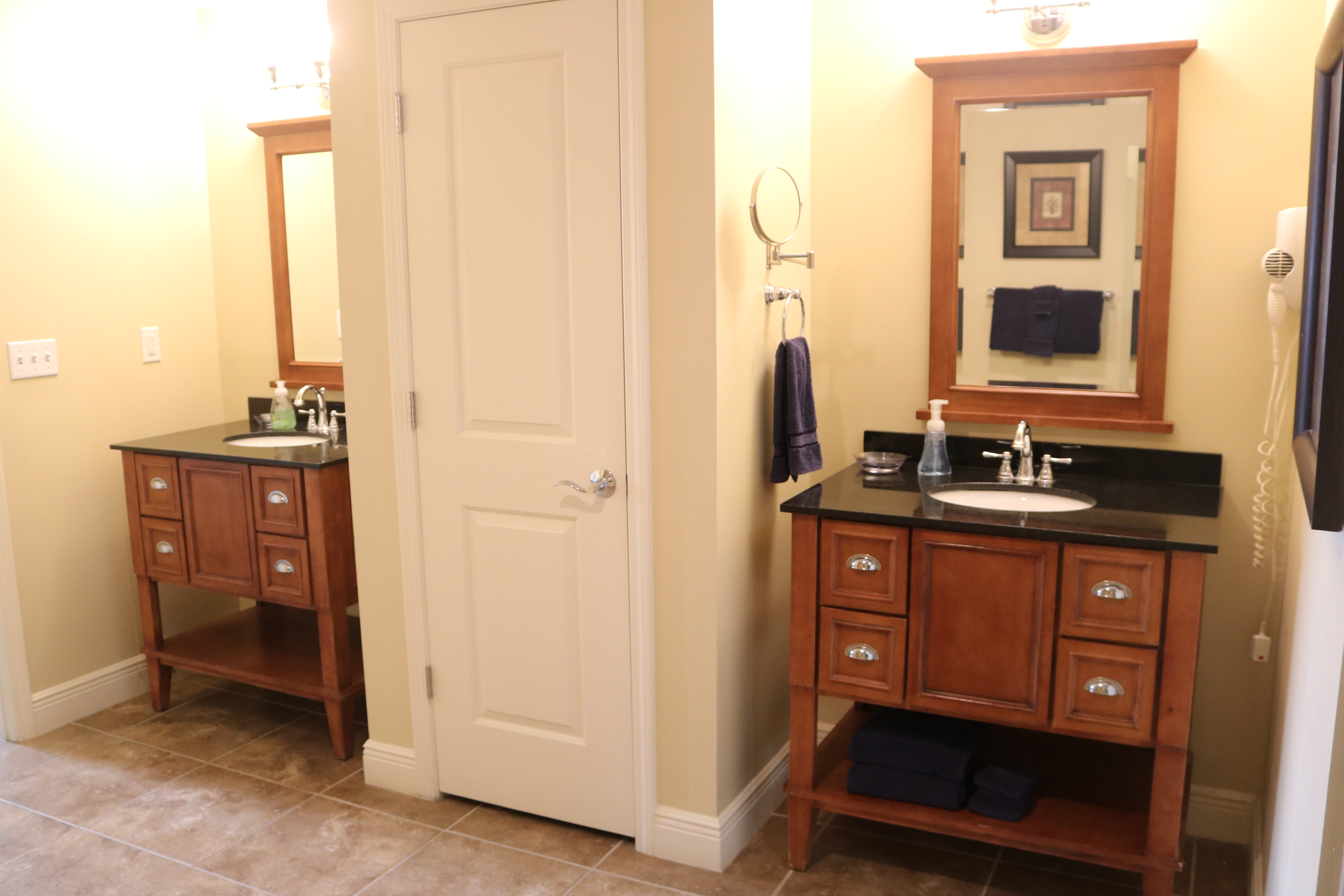 Master Bathroom with Dual Sinks