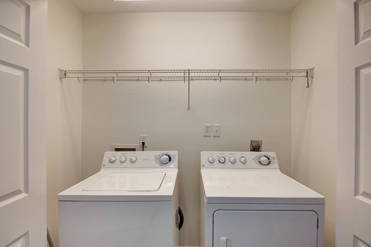 Full size washer and dryer