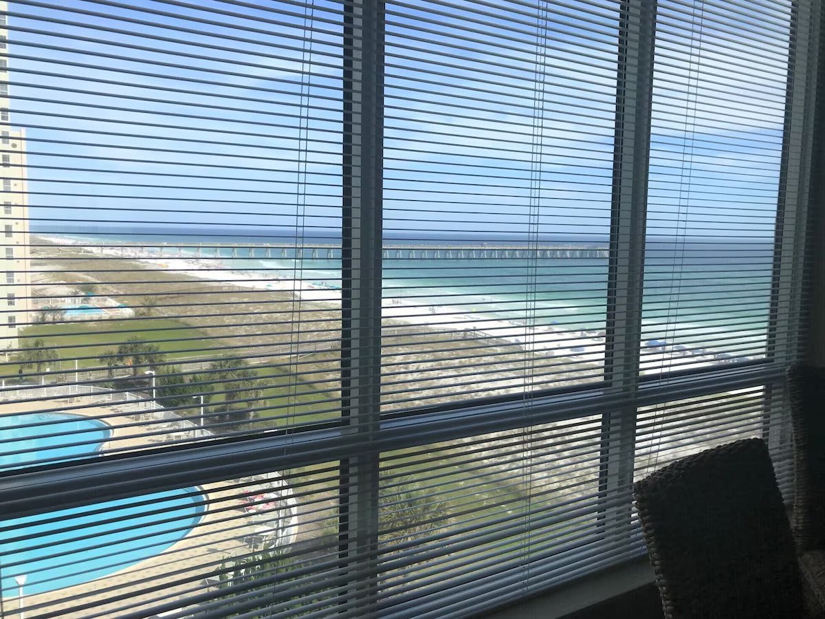 side view - view from dining area -many side views too as well as beach view