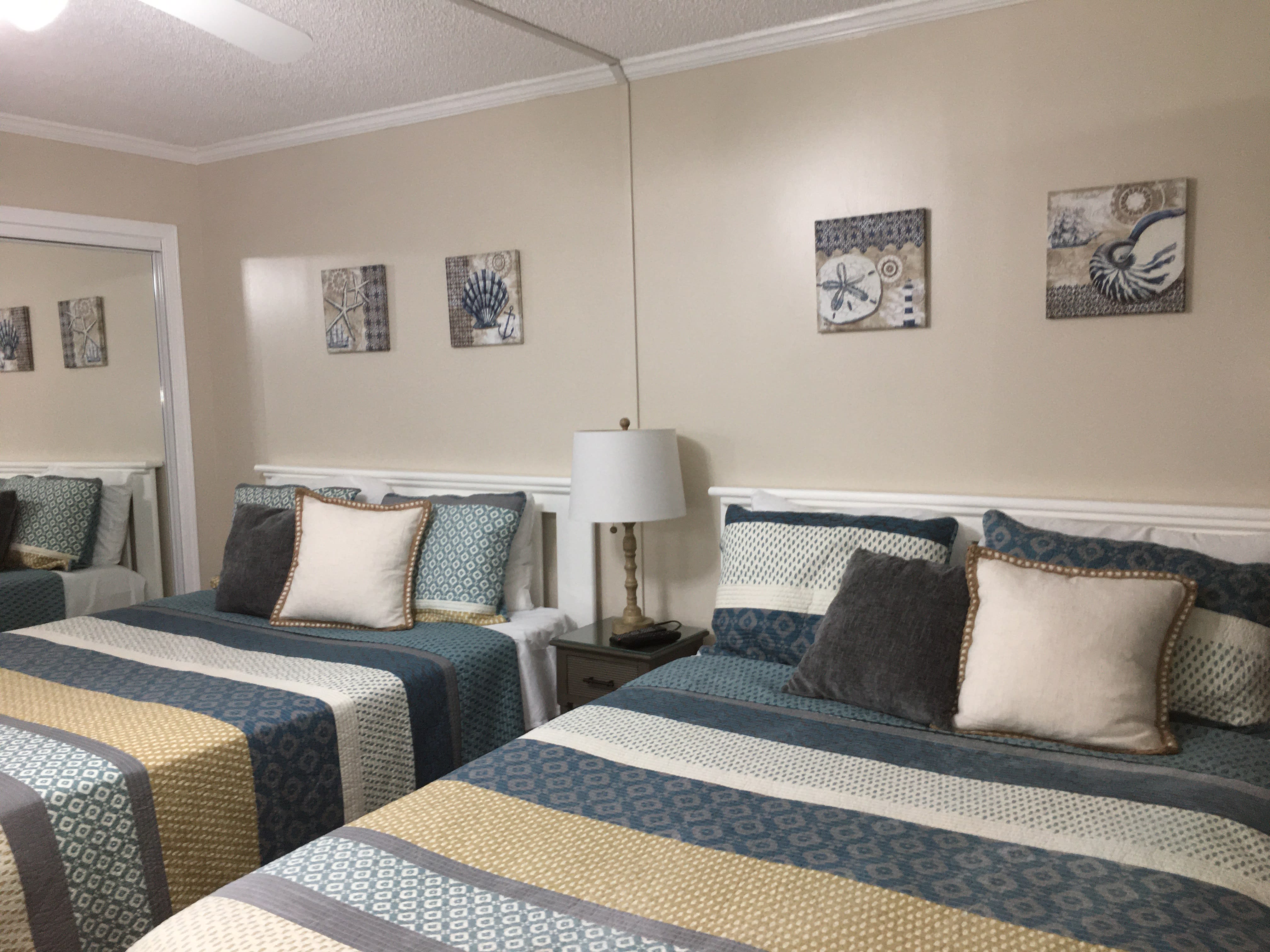 Additional view of bedroom that has a double closet.