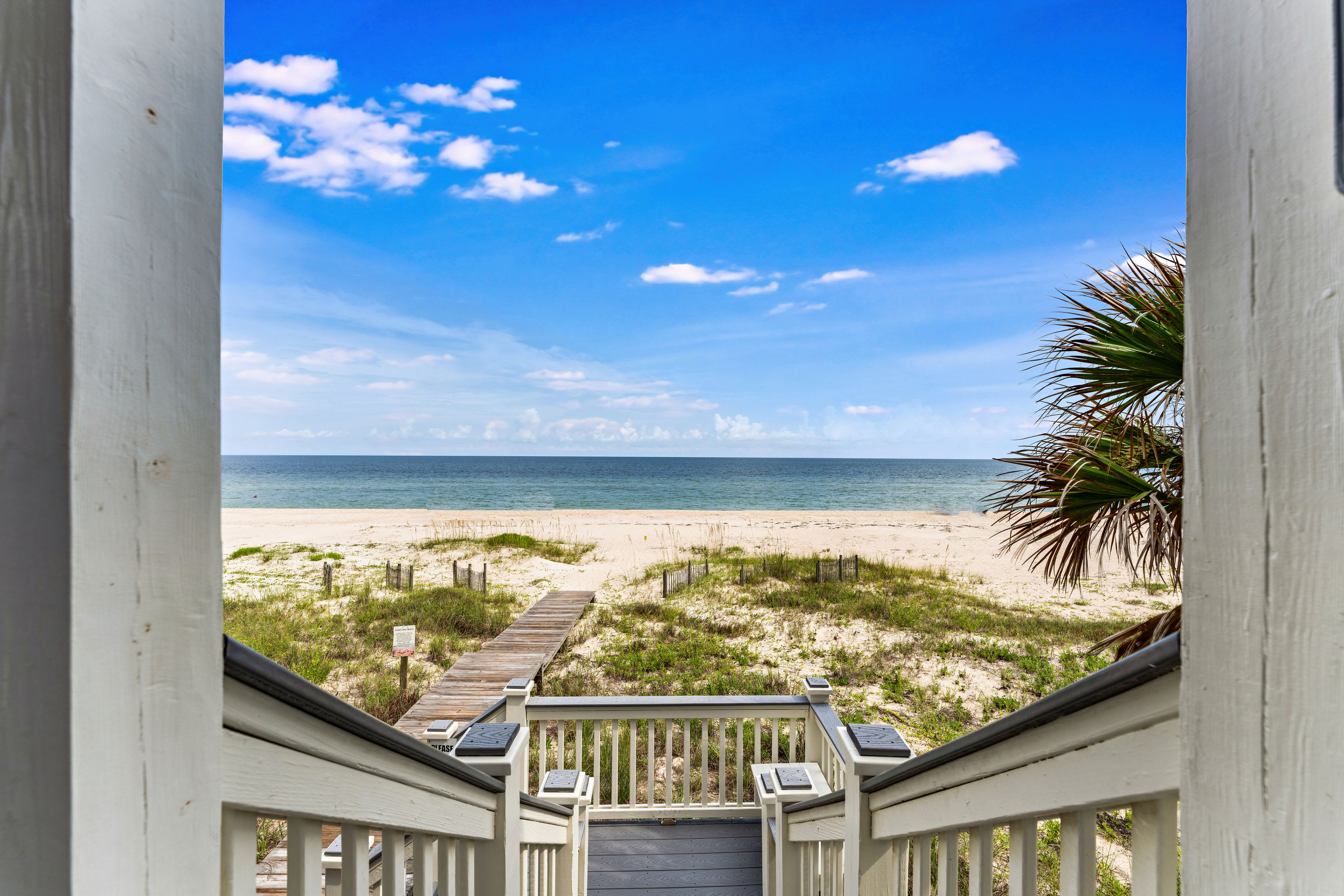 View from Deck and Living room
