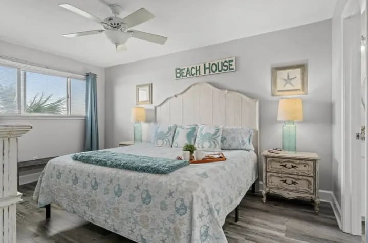 View of the bedroom from the hallway