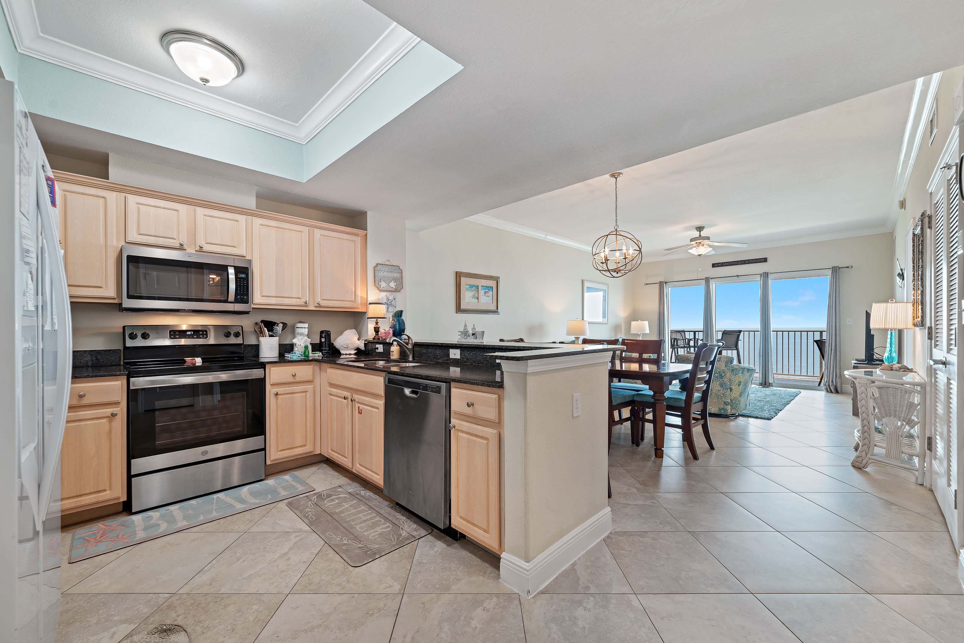 Spacious kitchen with all the conveniences of home! 