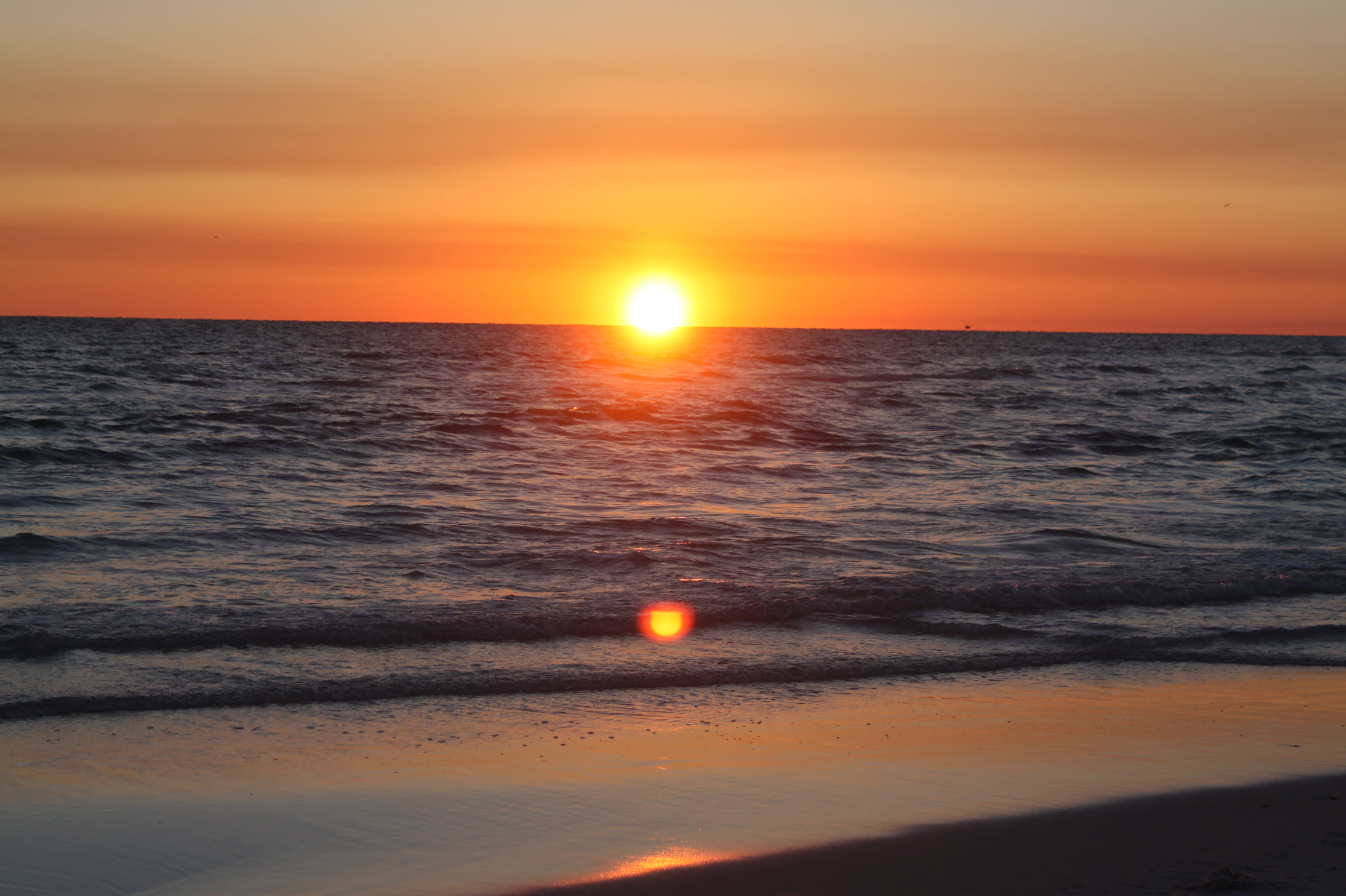 Watching the sun go down