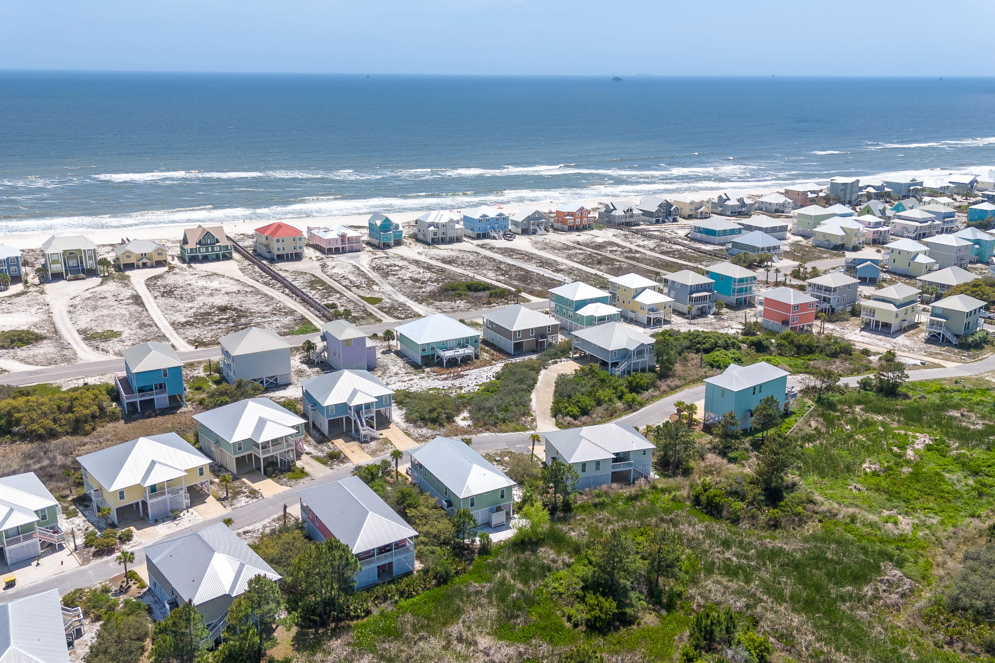 Neighborhood view. We are back row 4th from the right.