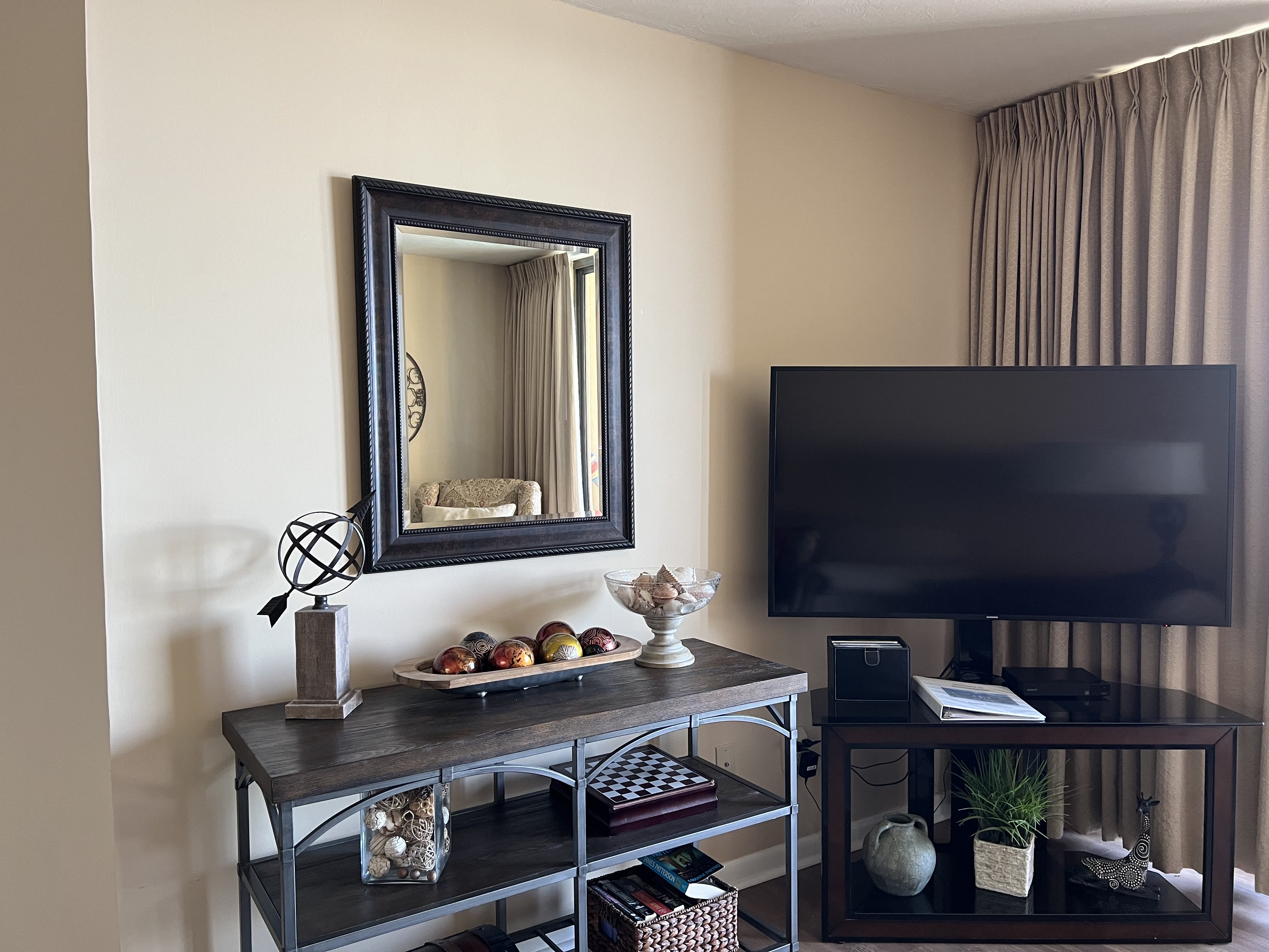 Smart Flat Screen In Living Room