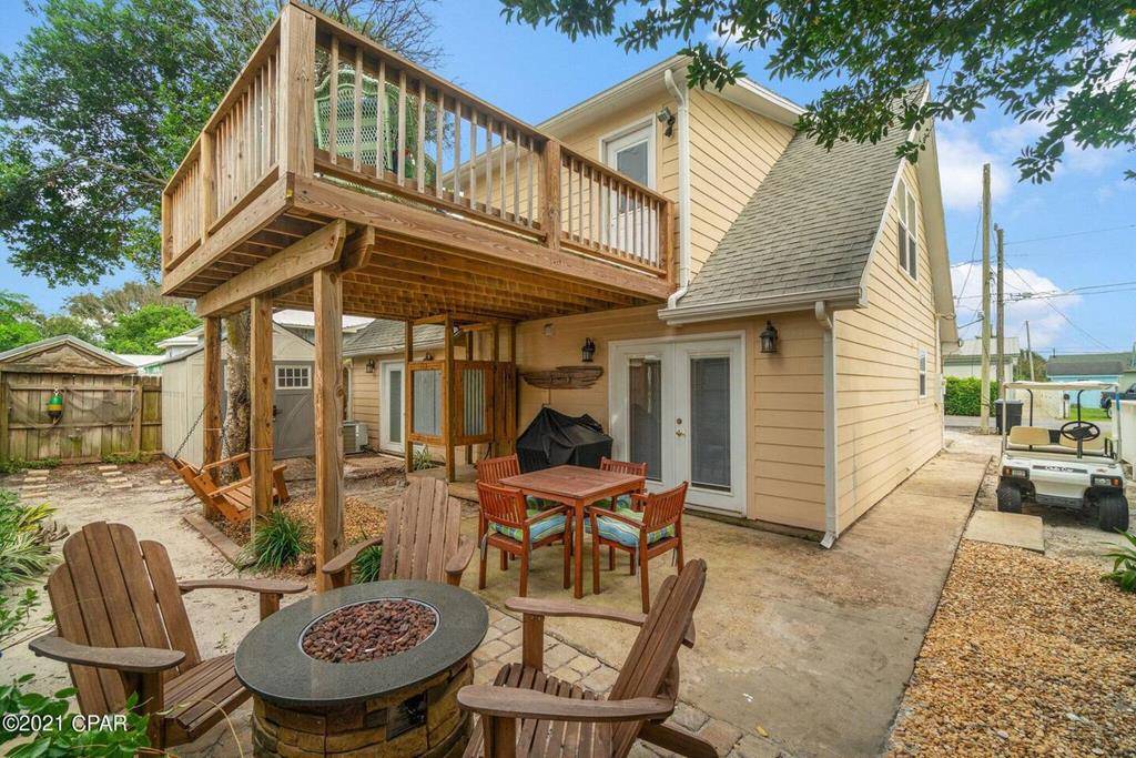 Enjoy the fire pit after a great beach day!