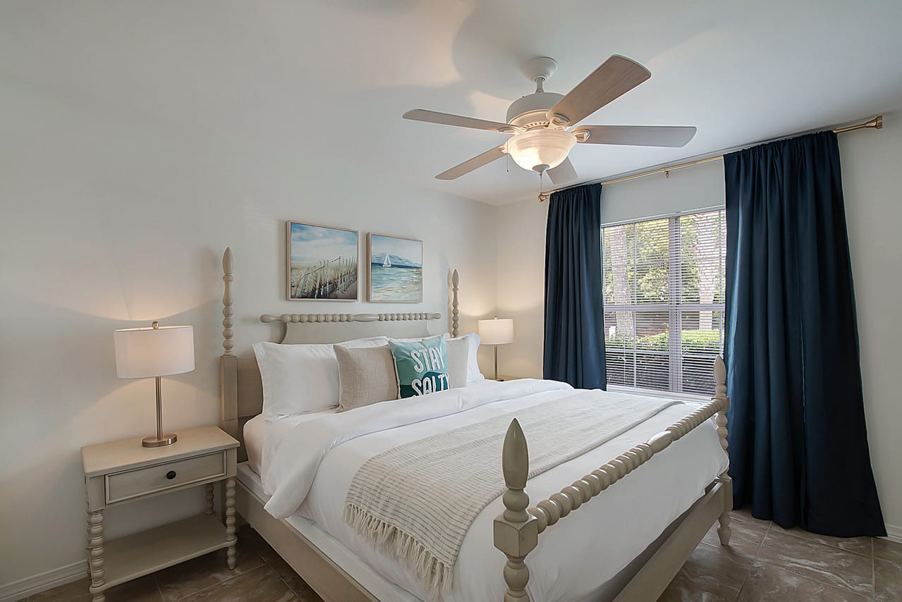 Bright and spacious second lower level king bedroom