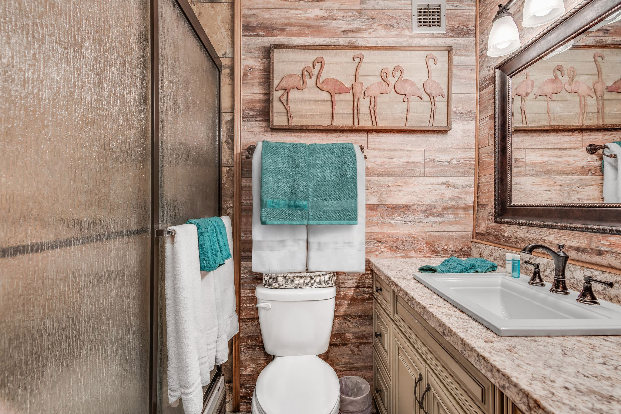 Our beautiful bathroom!