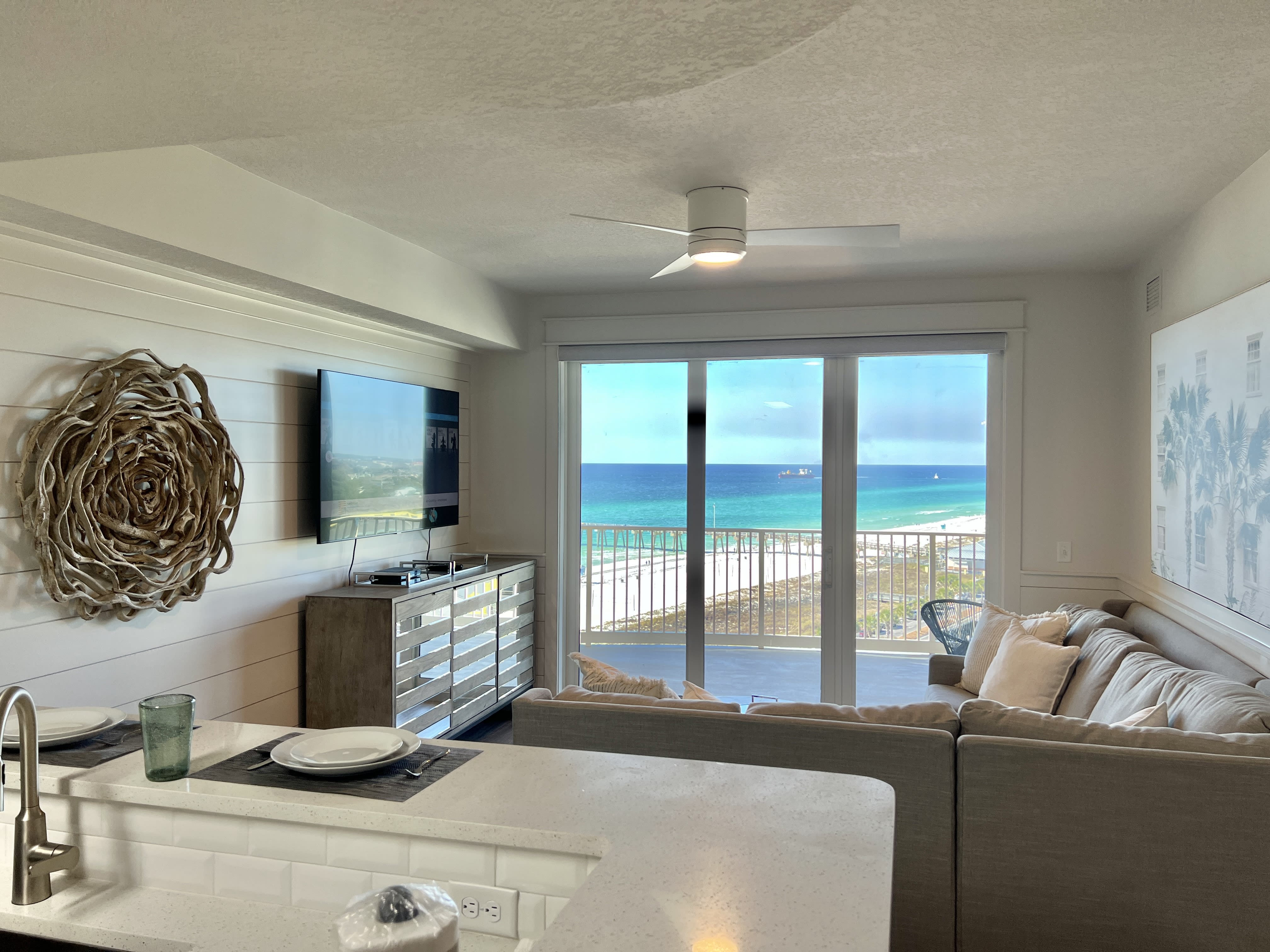 PICTURE YOURSELF IN MERMAID'S MANSION WITH THIS VIEW FROM THE KITCHEN SINK!