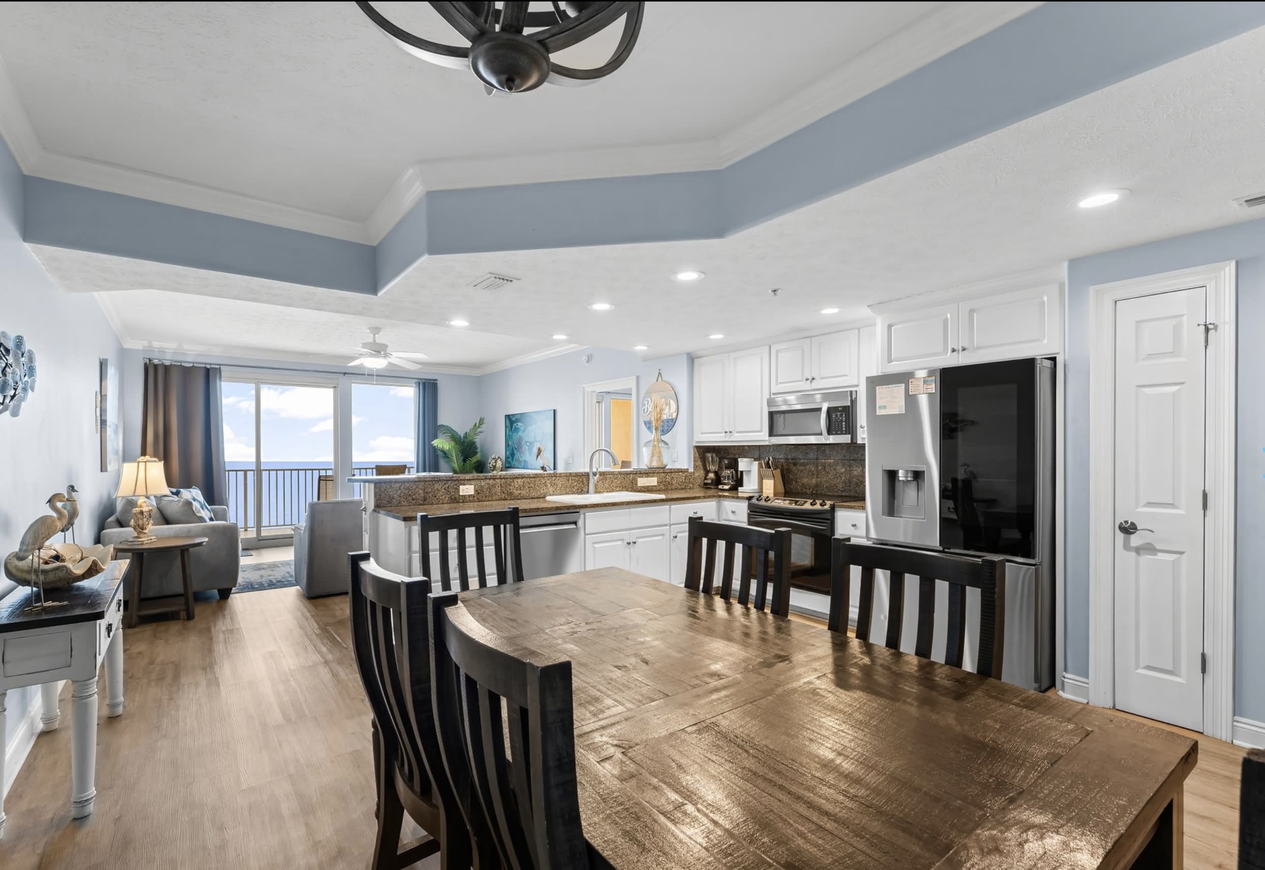 Lovely view from the dinning area