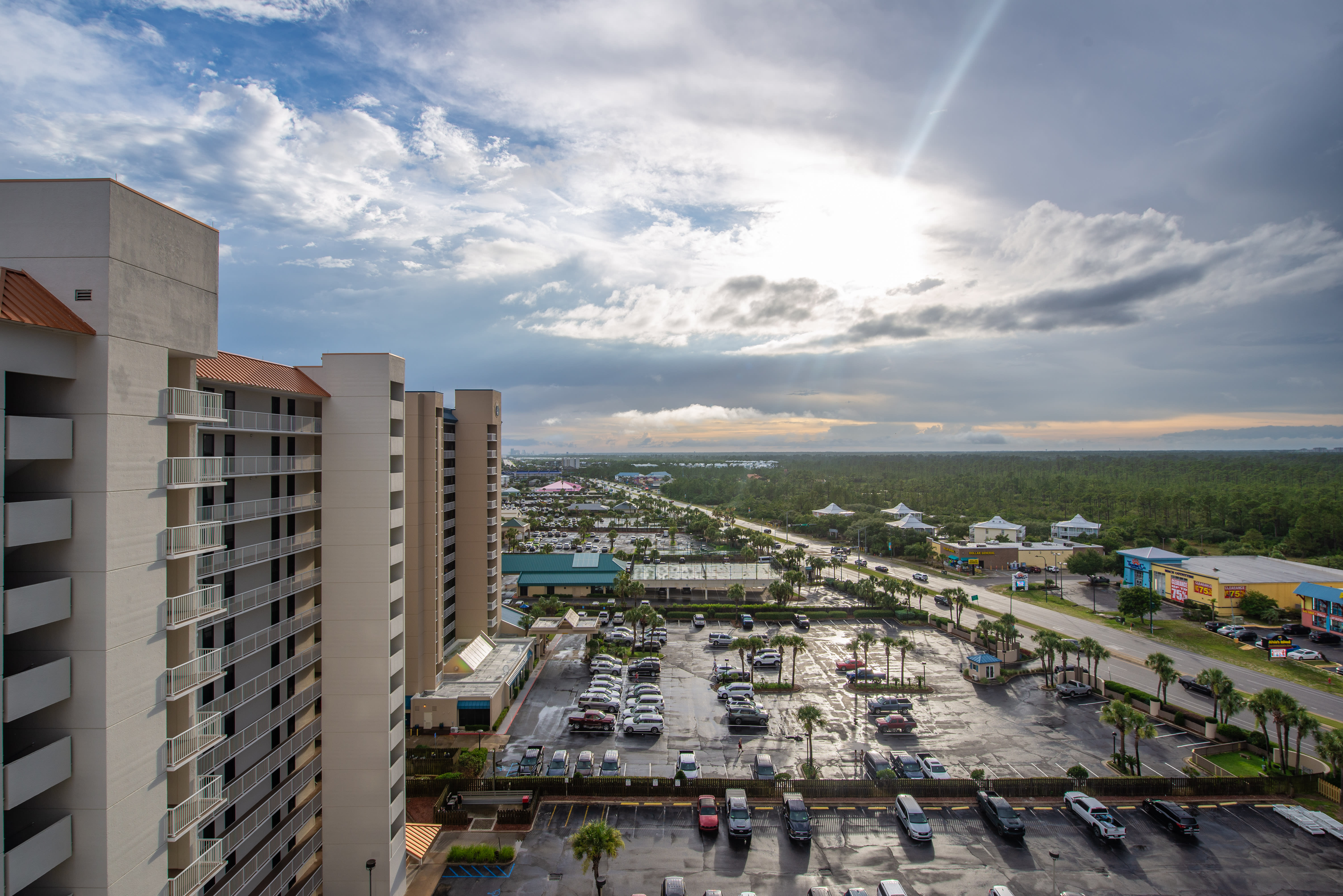 Not dining on the balcony with the gulf front view? Here's your inside view!