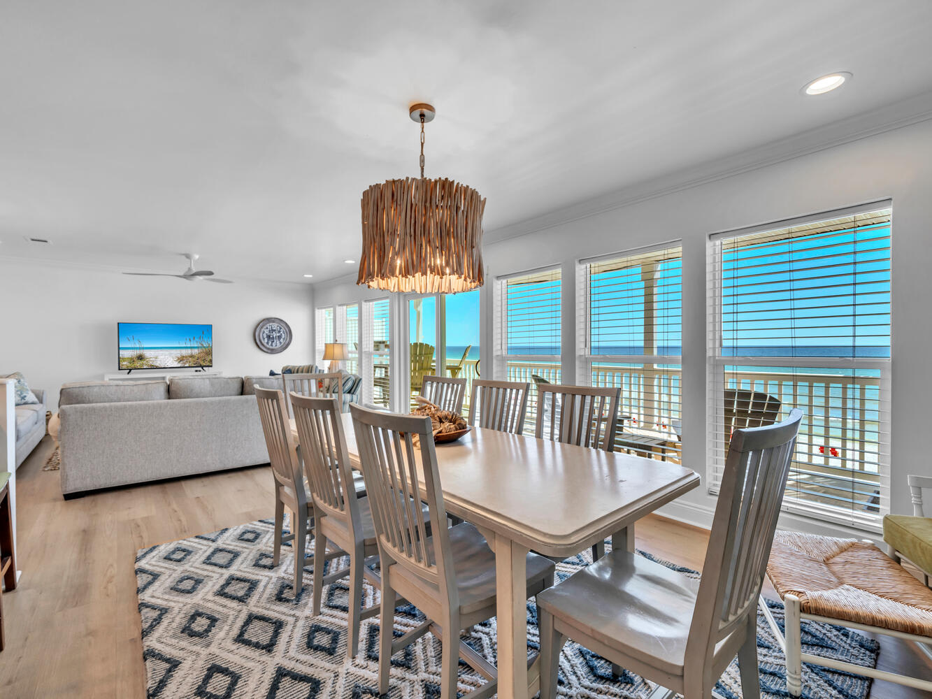 Enjoy the open living at Anchor Dunes - kitchen, dining and living areas