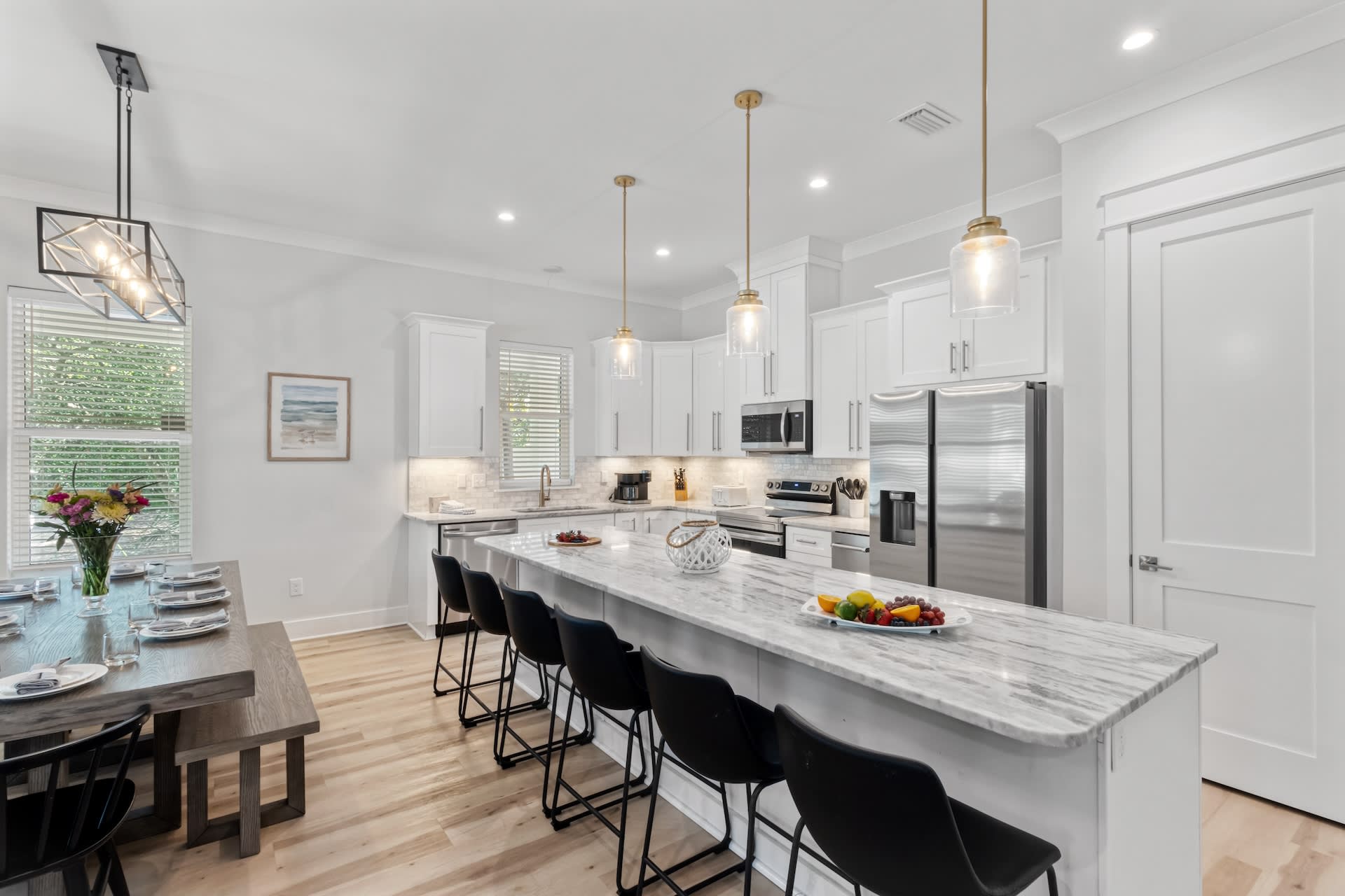 Spacious Kitchen and Dining Area