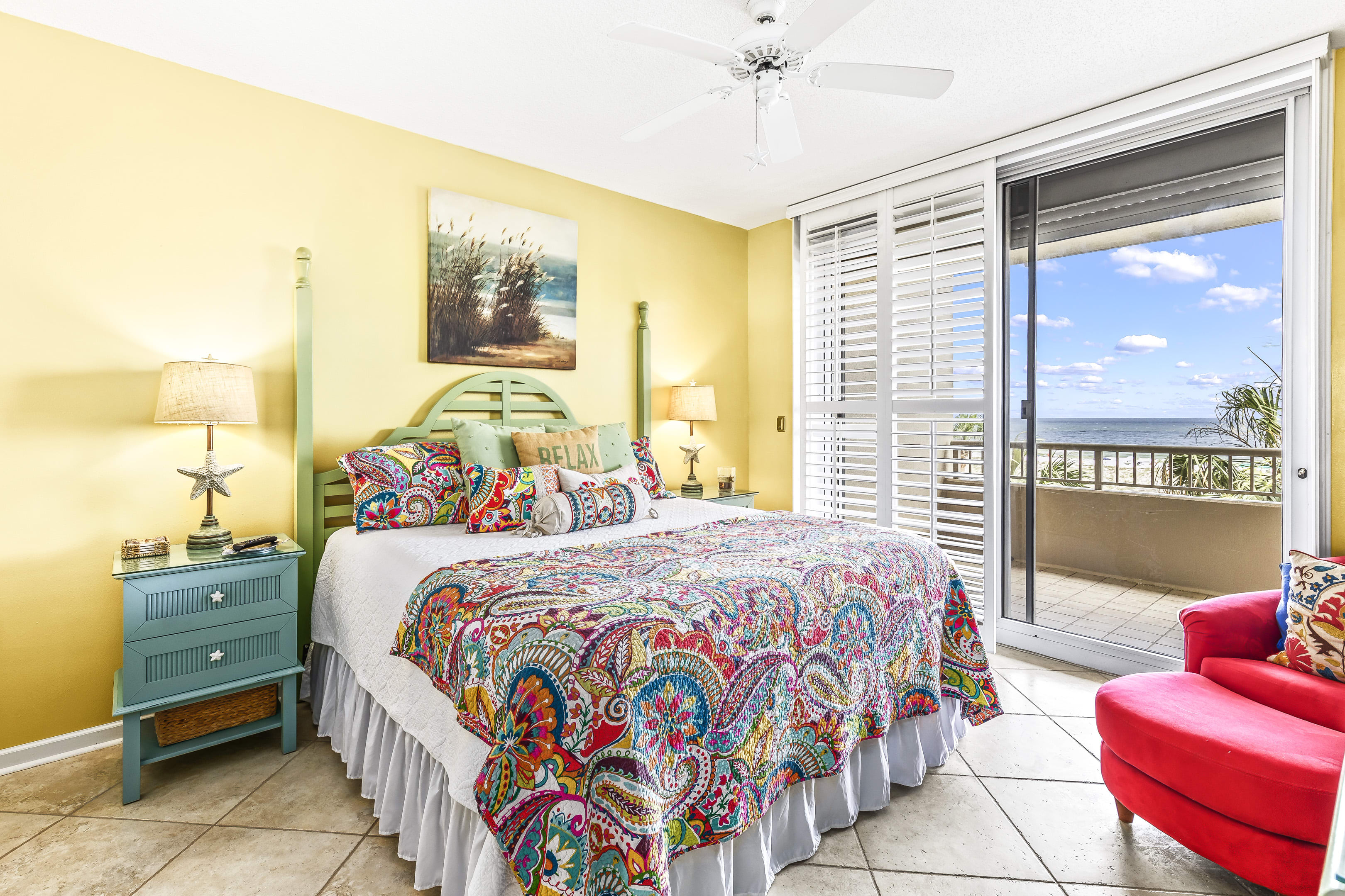 Beach View from the master bedroom