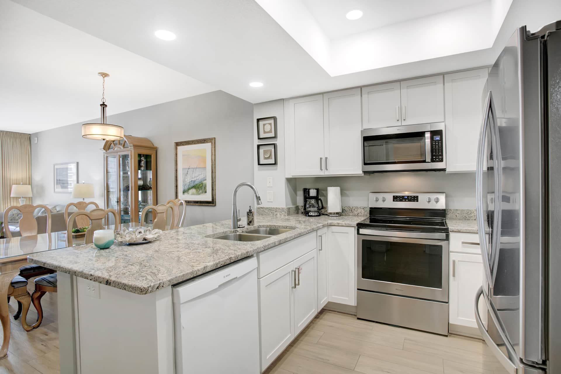 Updated, modern kitchen