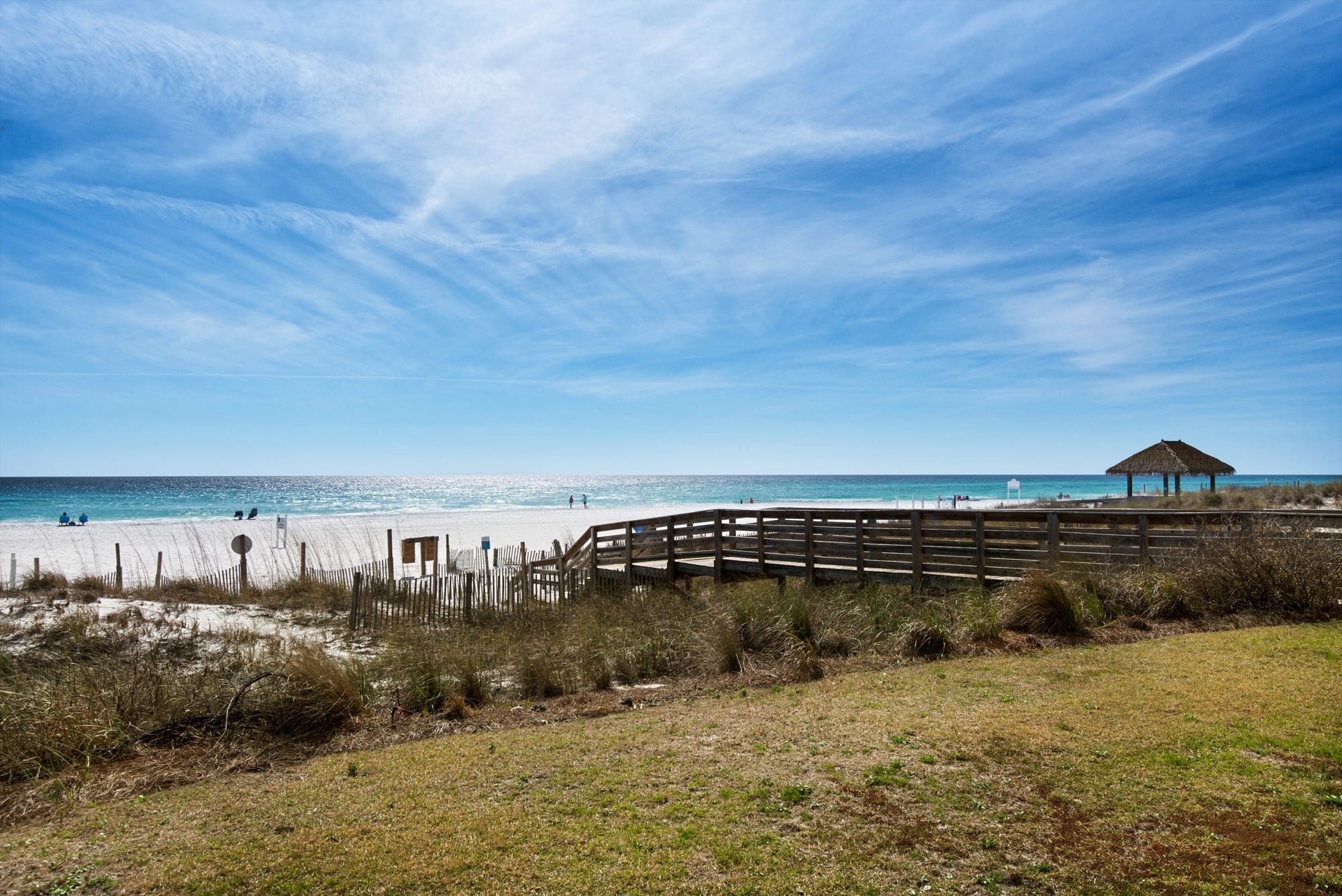 Only a few steps till your toes are in the sand!
