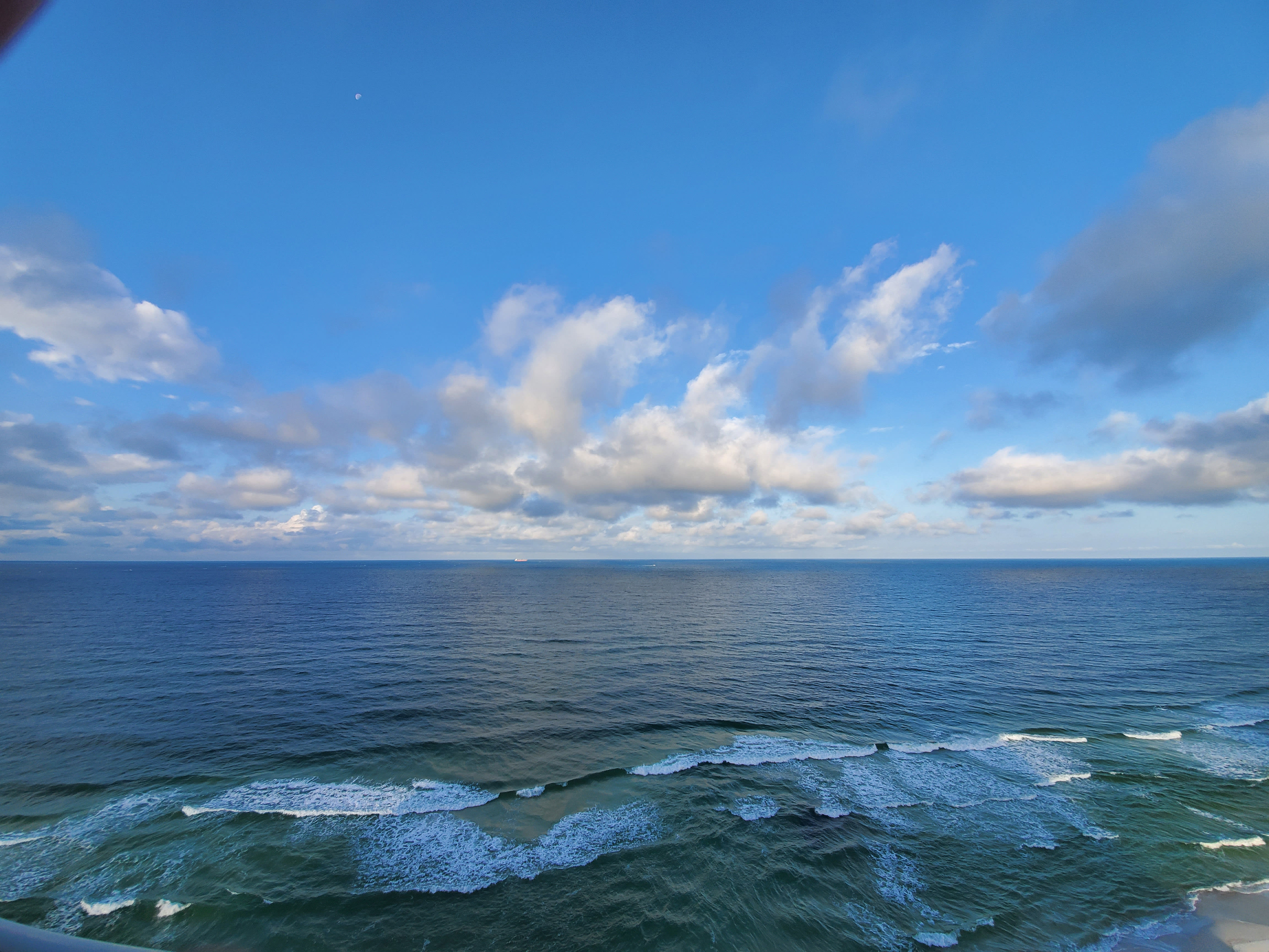 Beautiful view looking straight off the 30&rsquo;x9&rsquo; balcony.
