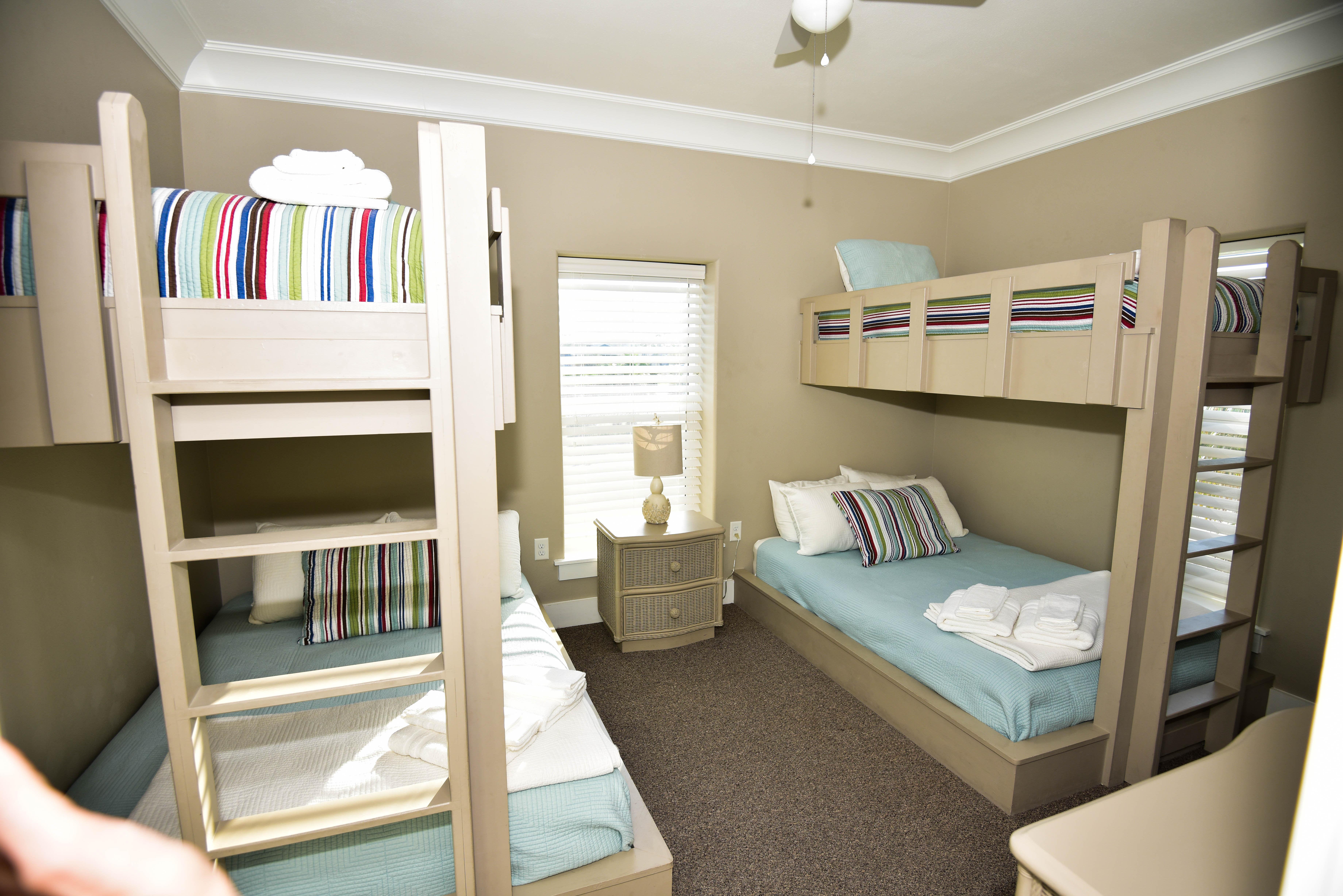 2ND FLOOR BUNKS - 2 TWINS/2 FULL - HAS IT'S OWN BATHROOM    