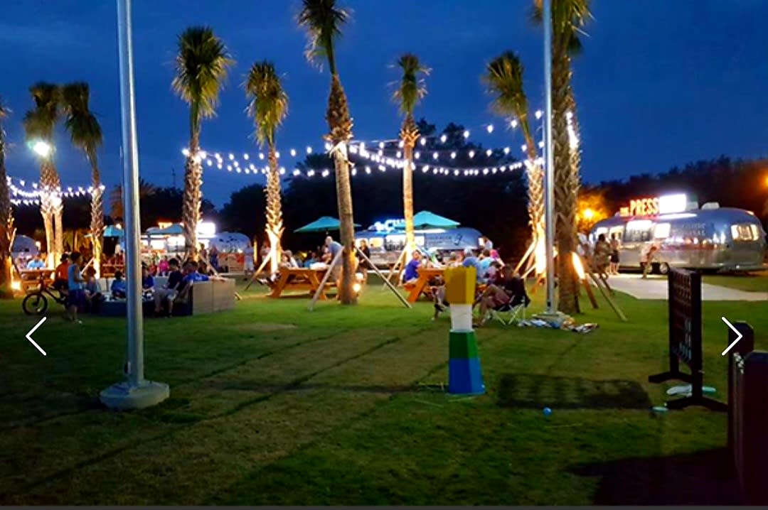 Fun on the lawn at The Village Hideaway, food, fun and entertainment.