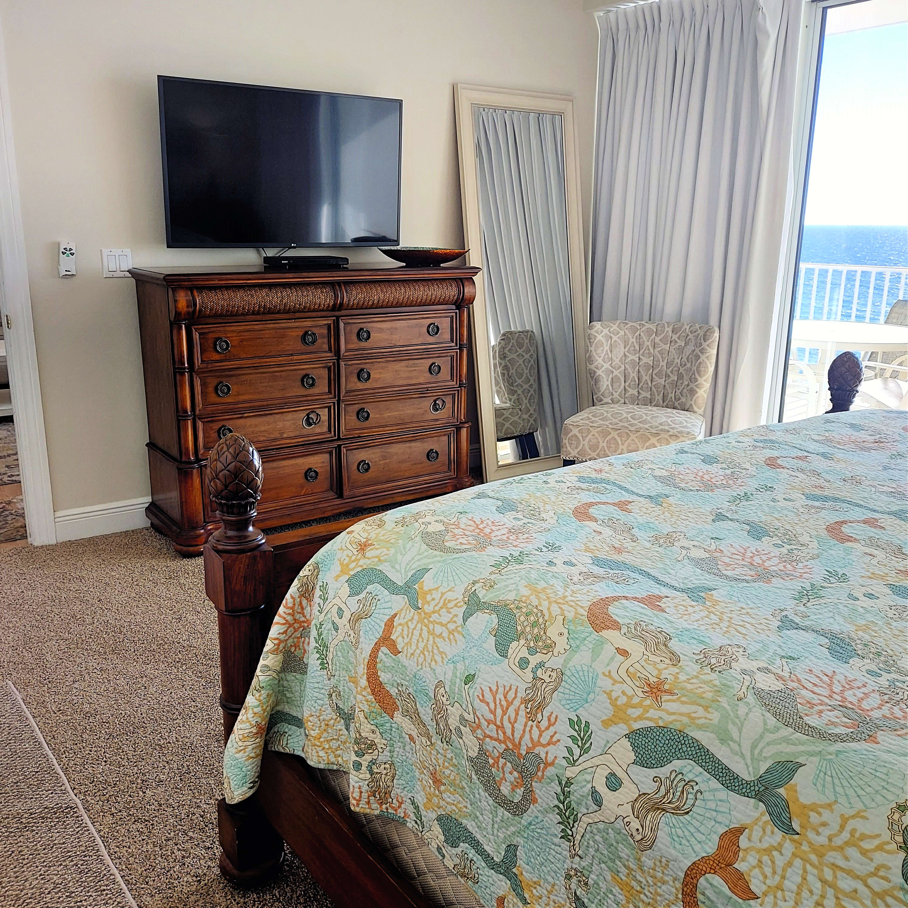 Master Bedroom 52in TV