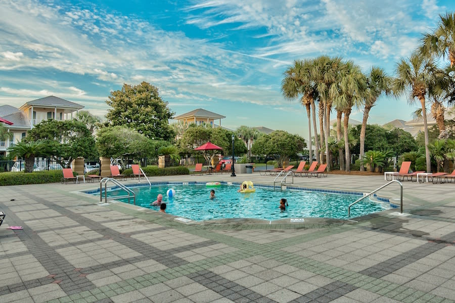 1 of  2 pools seasonally heated and only 3 houses away!