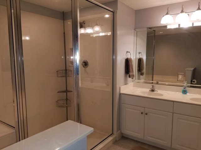 MASTER BATH WITH WALK IN SHOWER