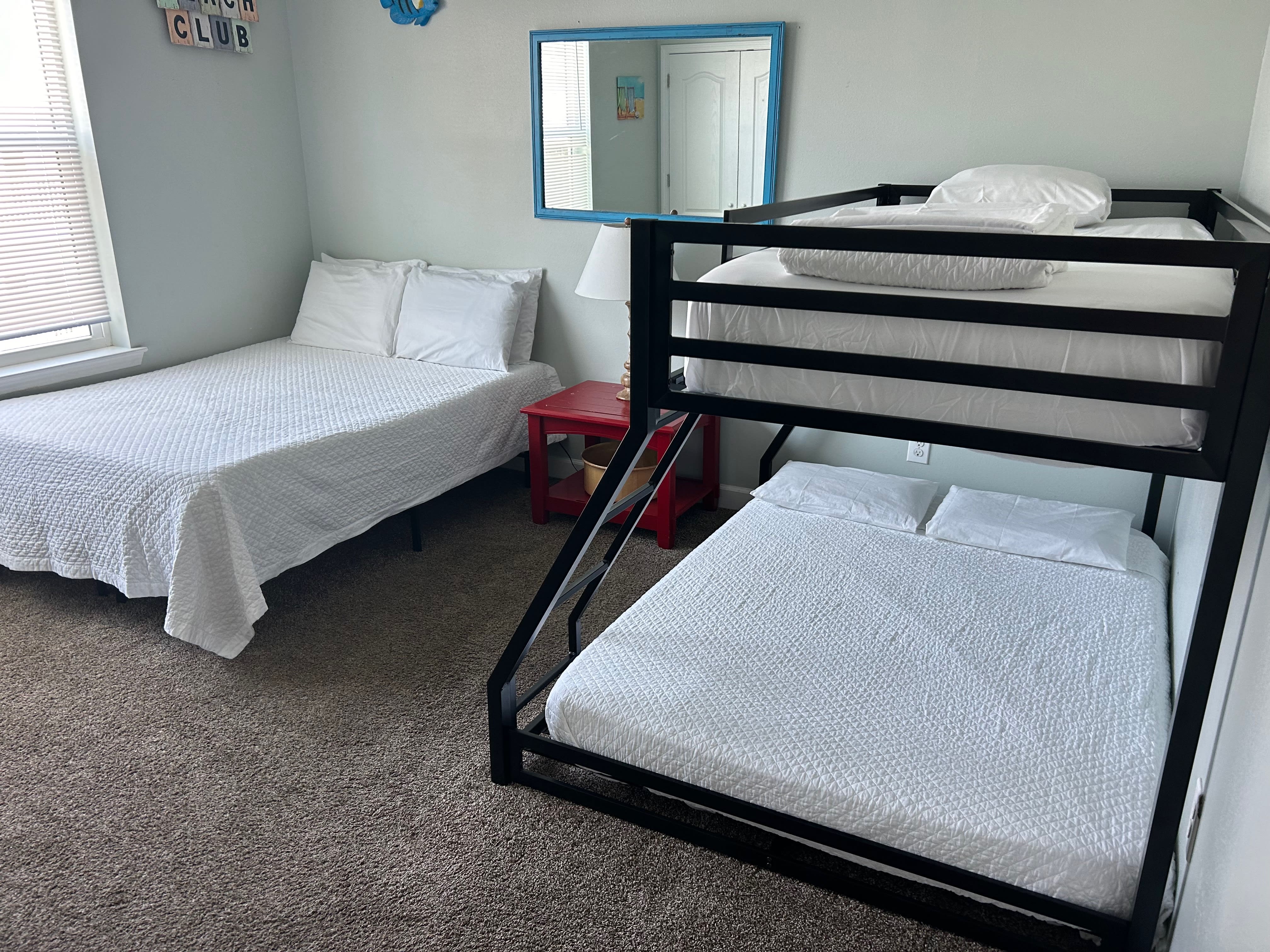 Bunk room with extra double