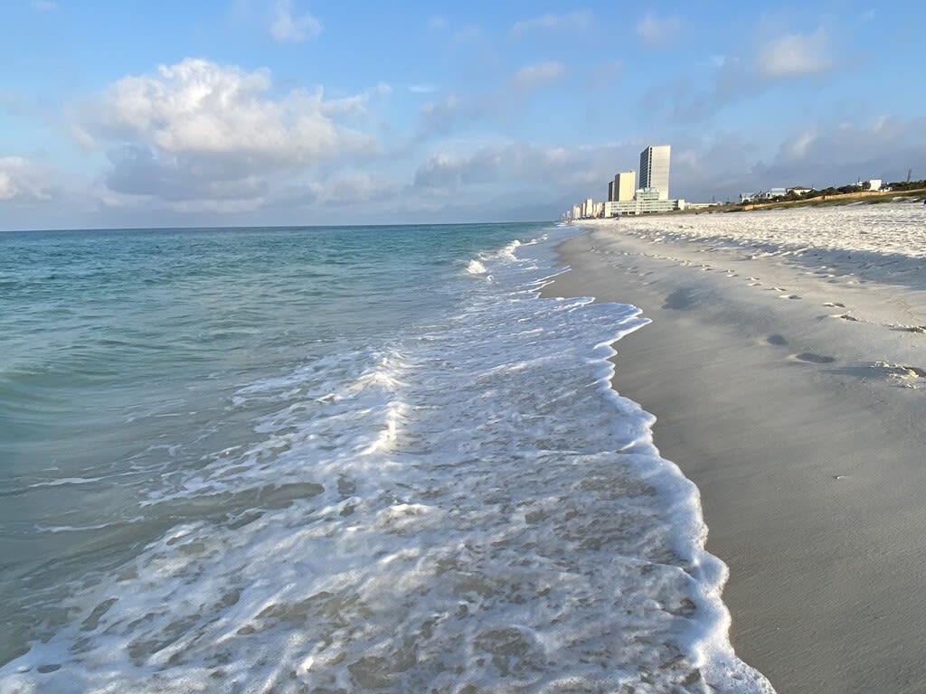 Bid-A-Wee beach is 1/2 mile of pristine private beach.