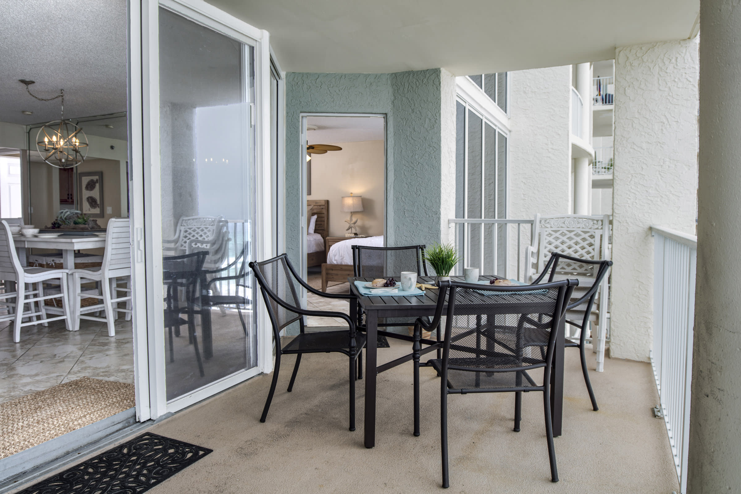 Balcony area with access from bedrooms!