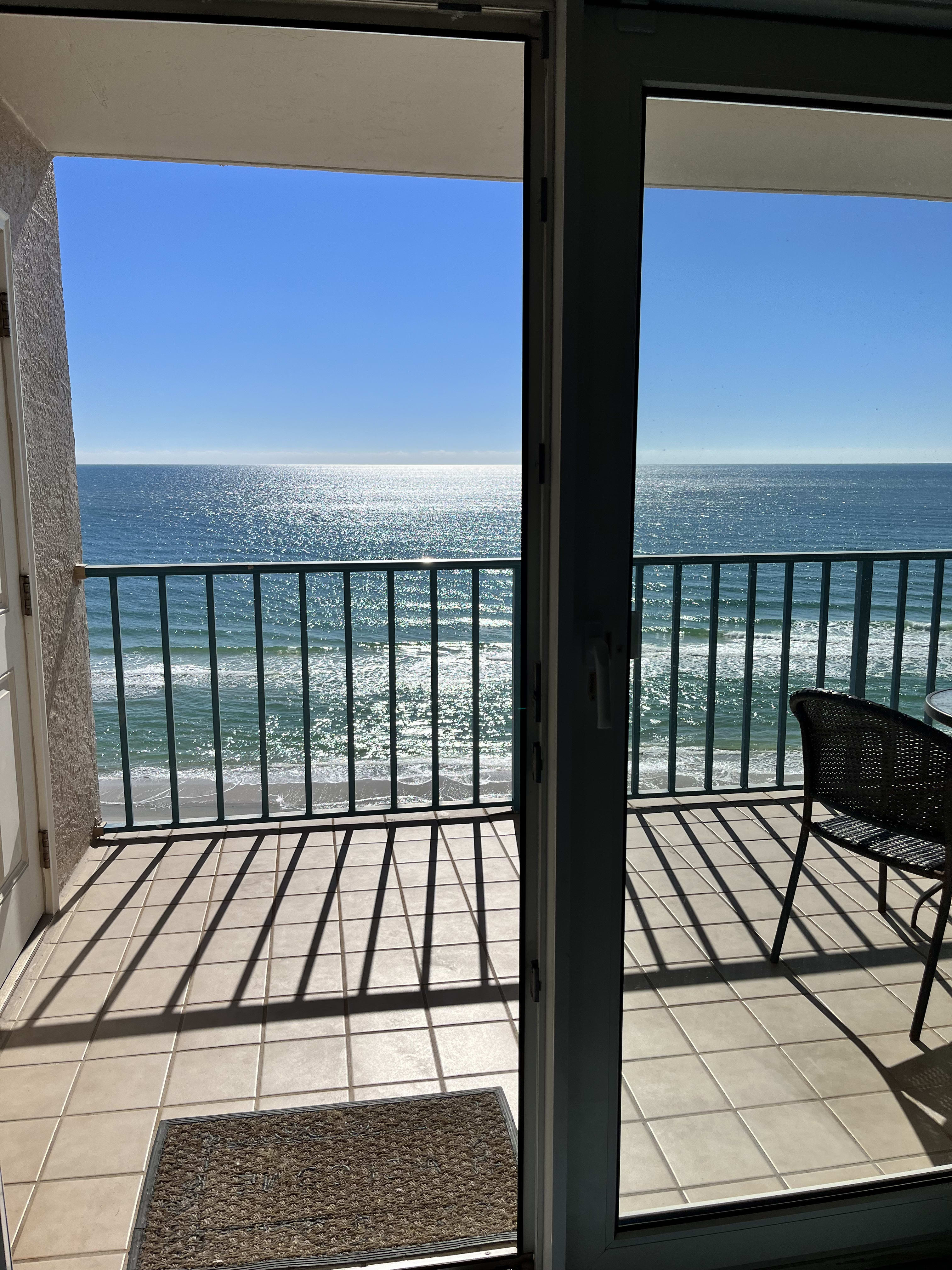 Balcony view from living room