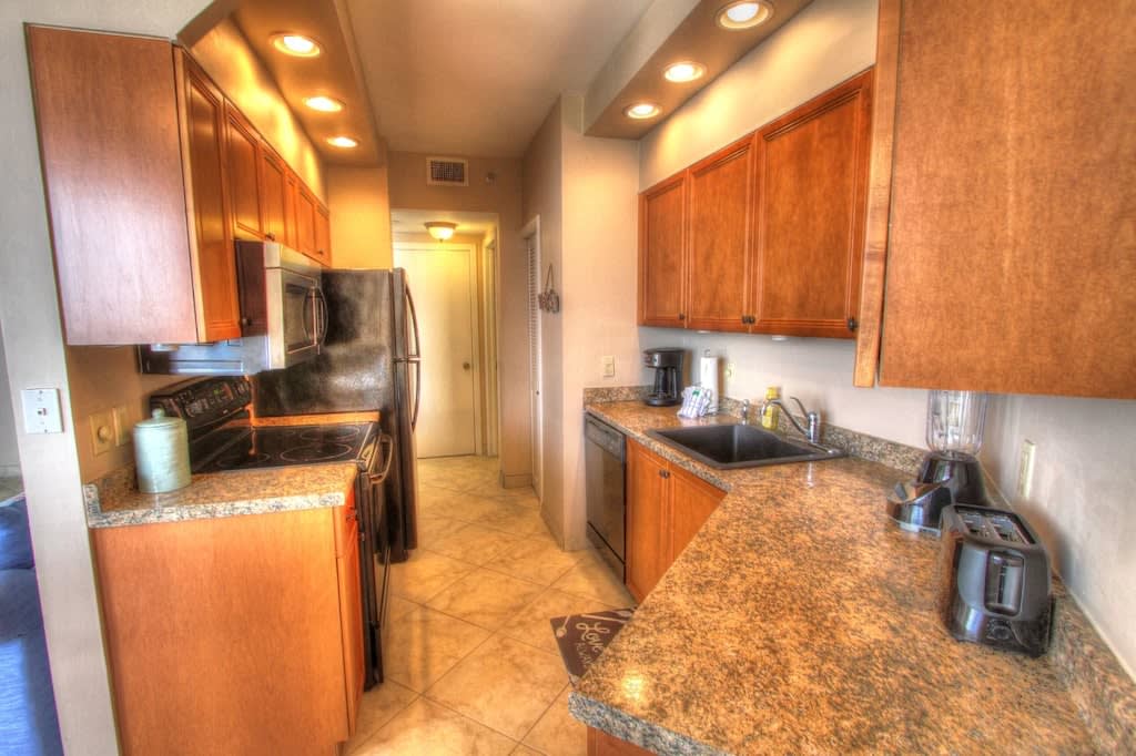 Fully equipped kitchen