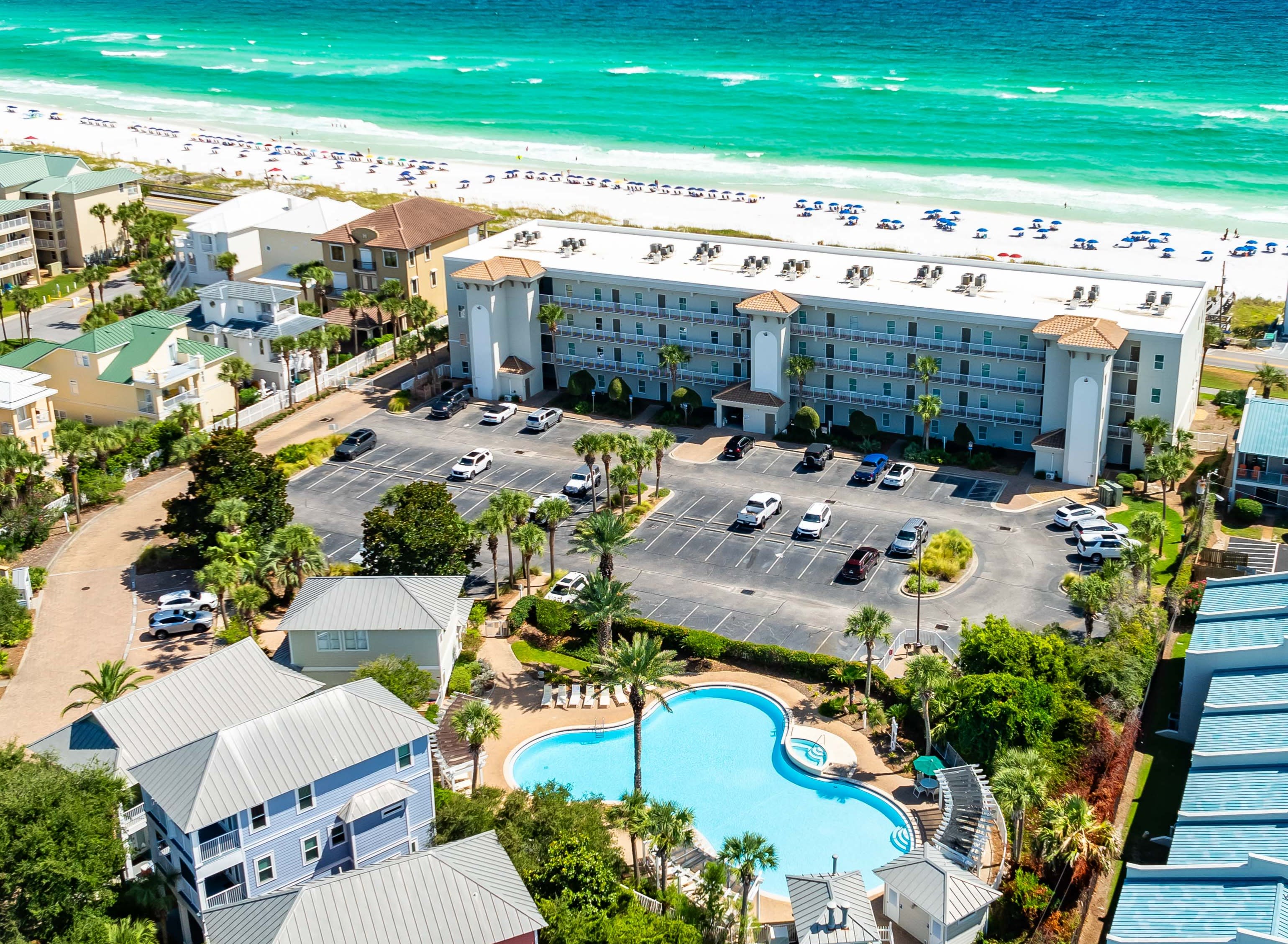 Ample Parking, Large  Pool w/Hot Tub