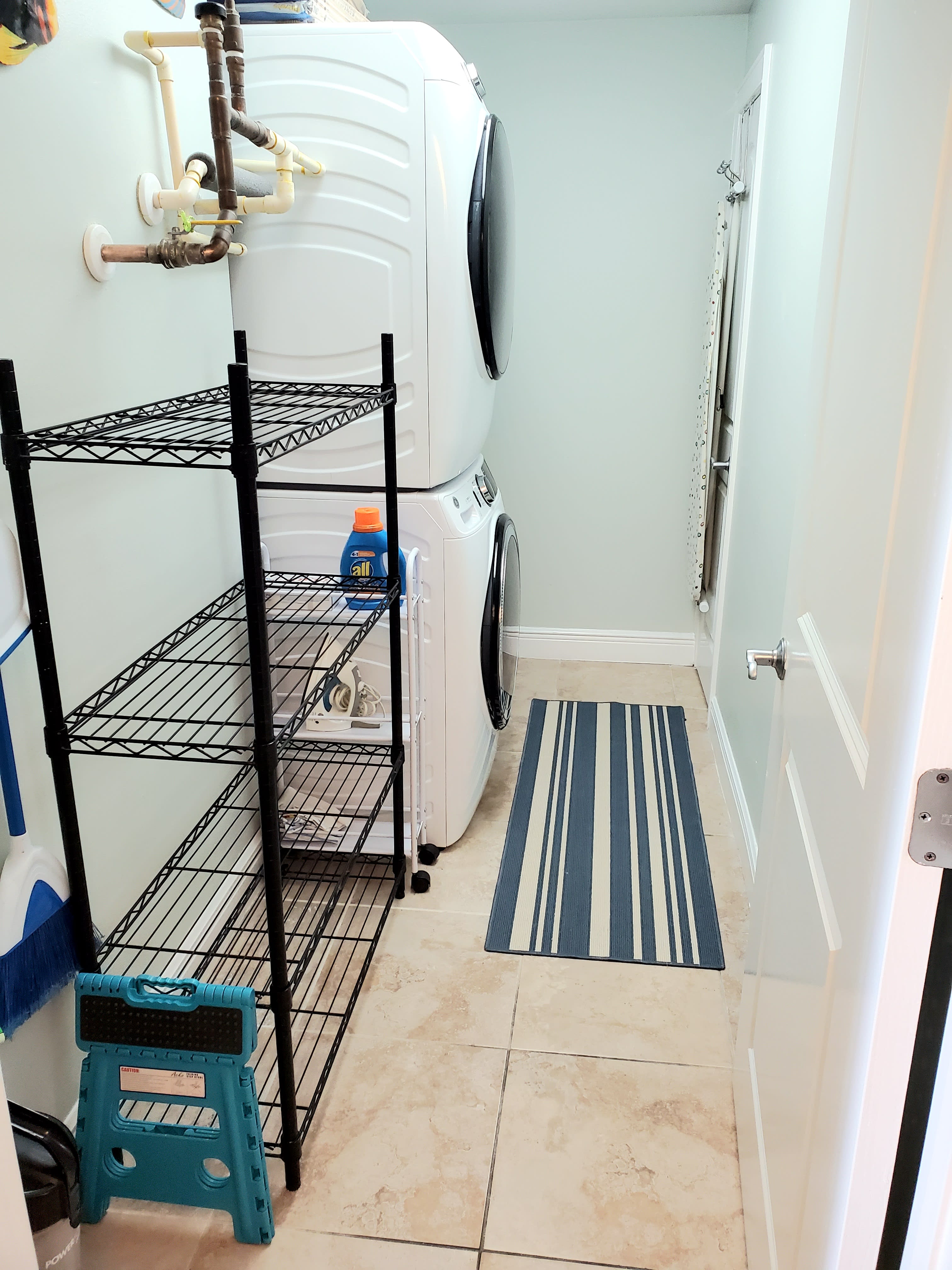Laundry Room with brand new XL washer and dryer!