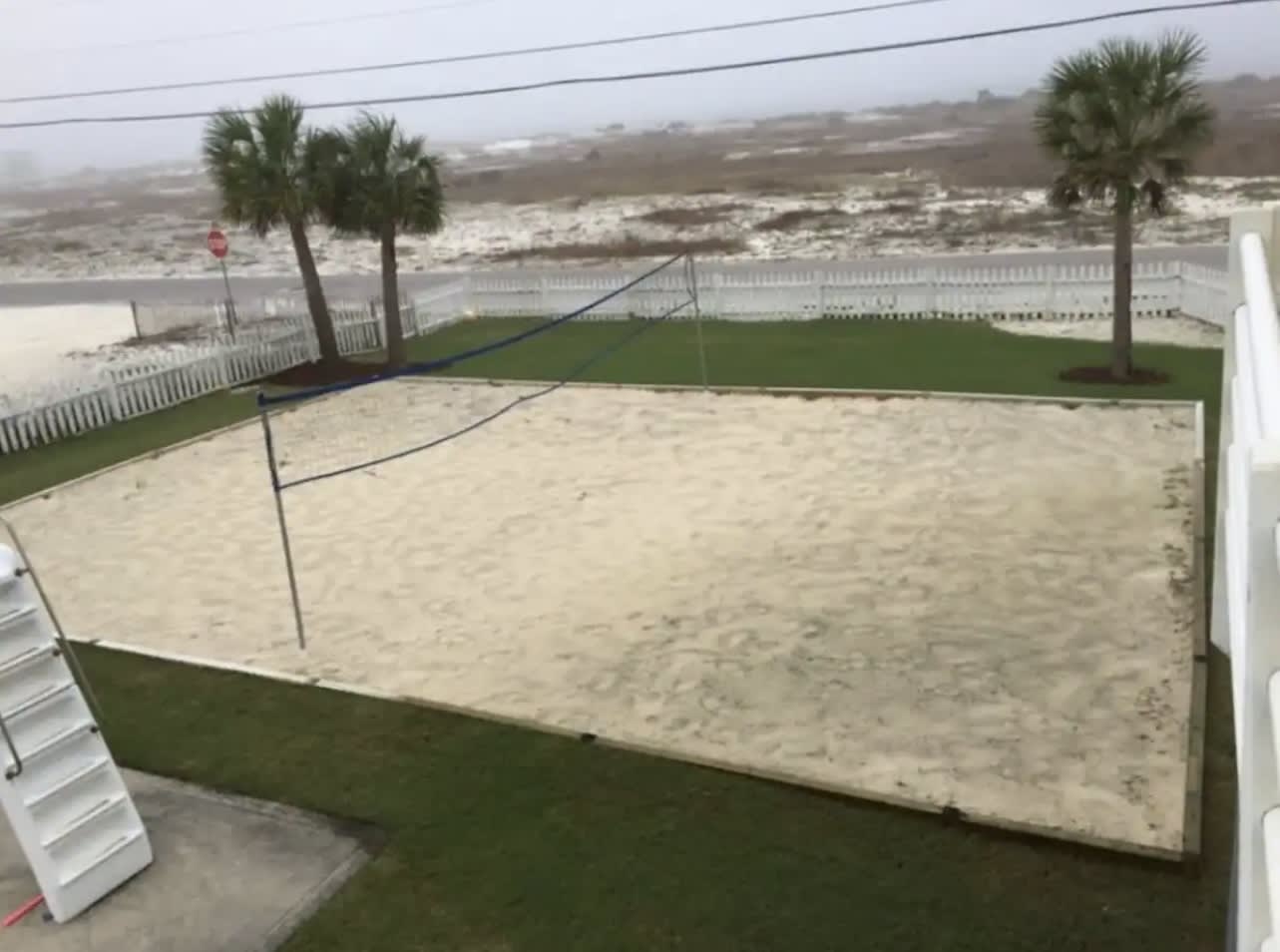 Sand Volleyball court on the grounds 