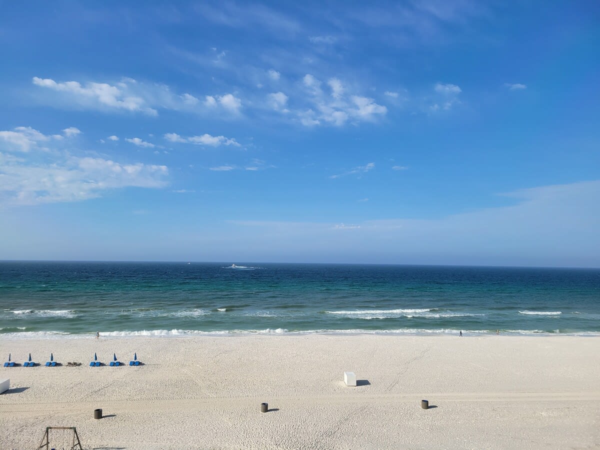 ON. THE. BEACH. 5th floor. Perfect location to listen to the waves roll in.