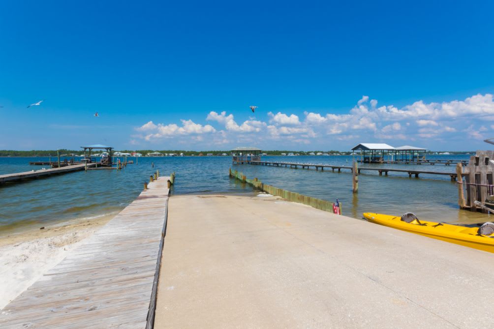 Private Boat Ramp to Lagoon 