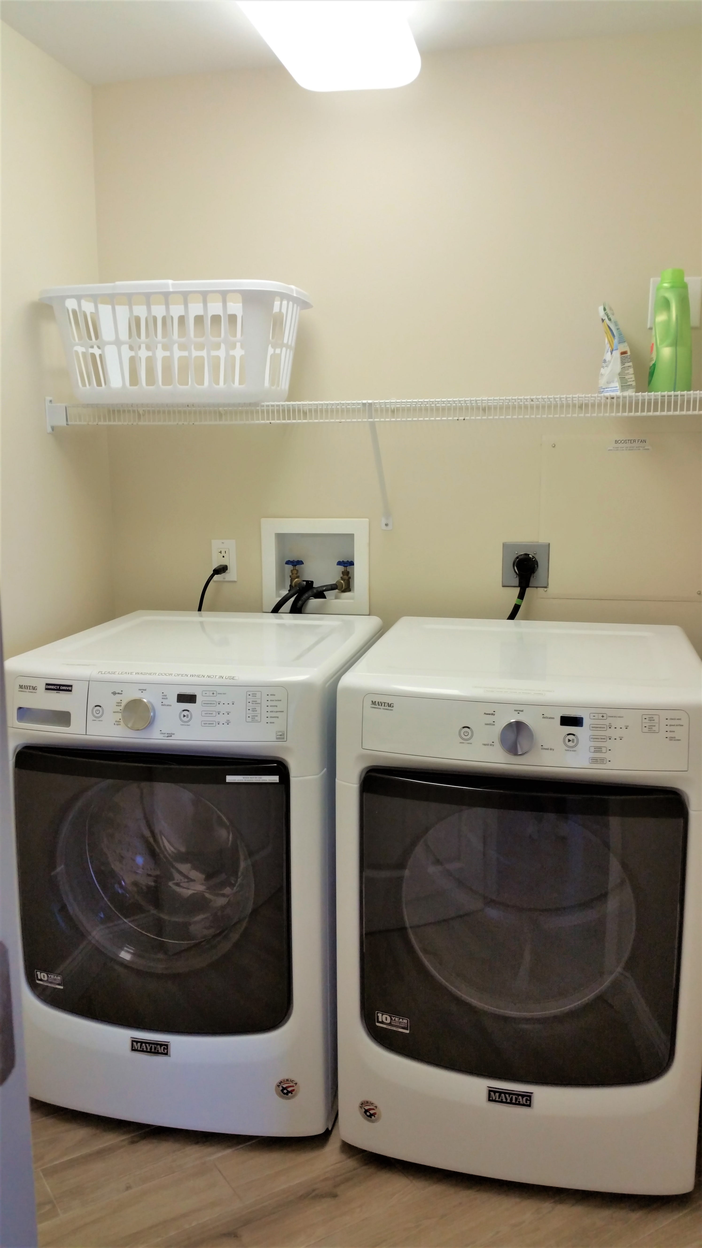 New large capacity Maytag front load washer &amp; dryer!