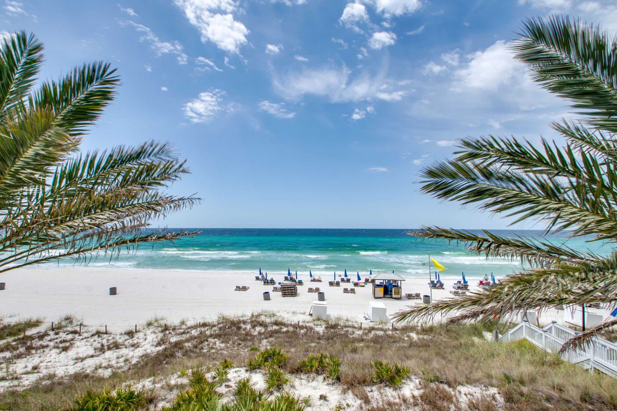 View from large main balcony