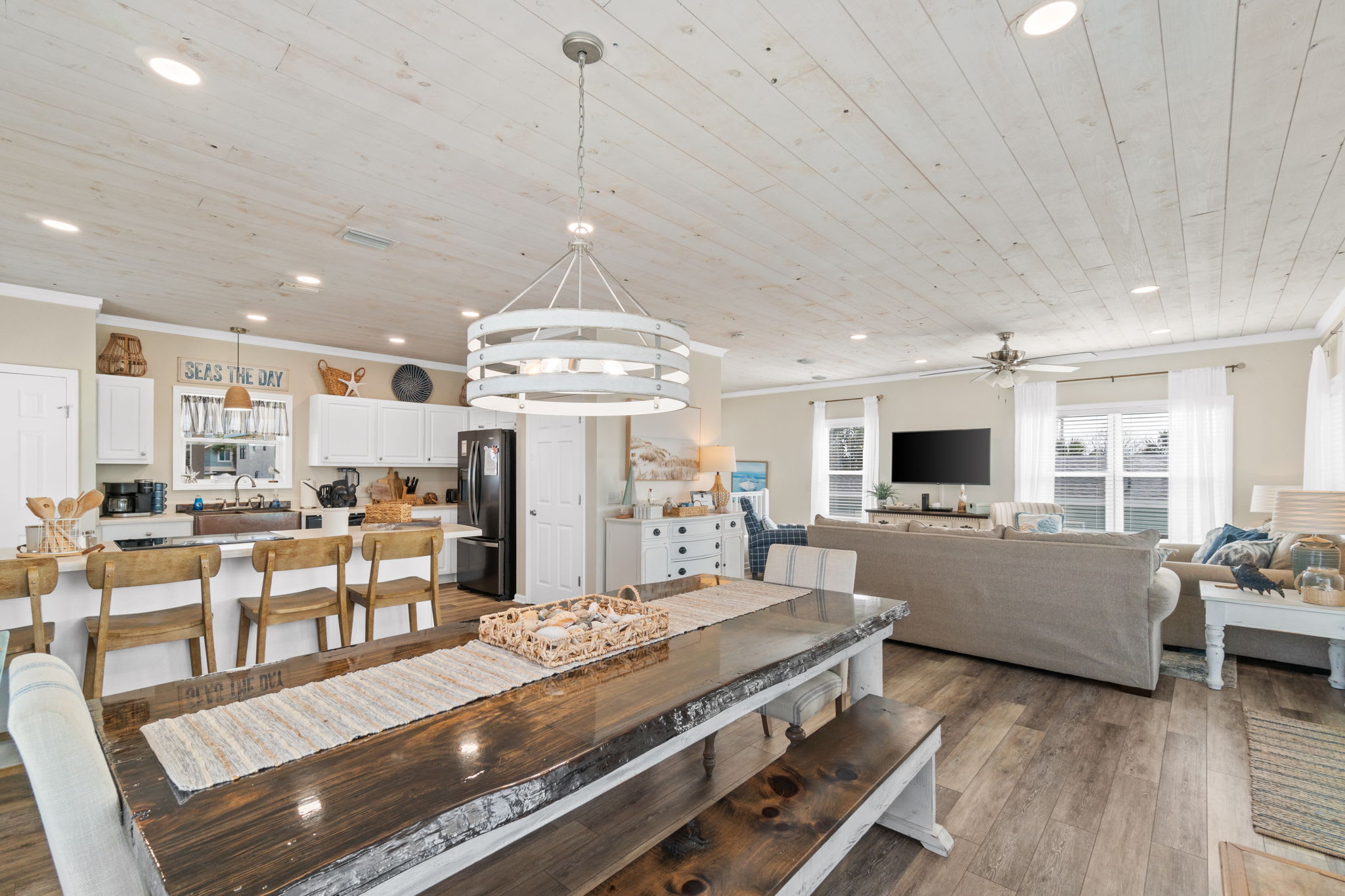 Kitchen/Dining/Living Space