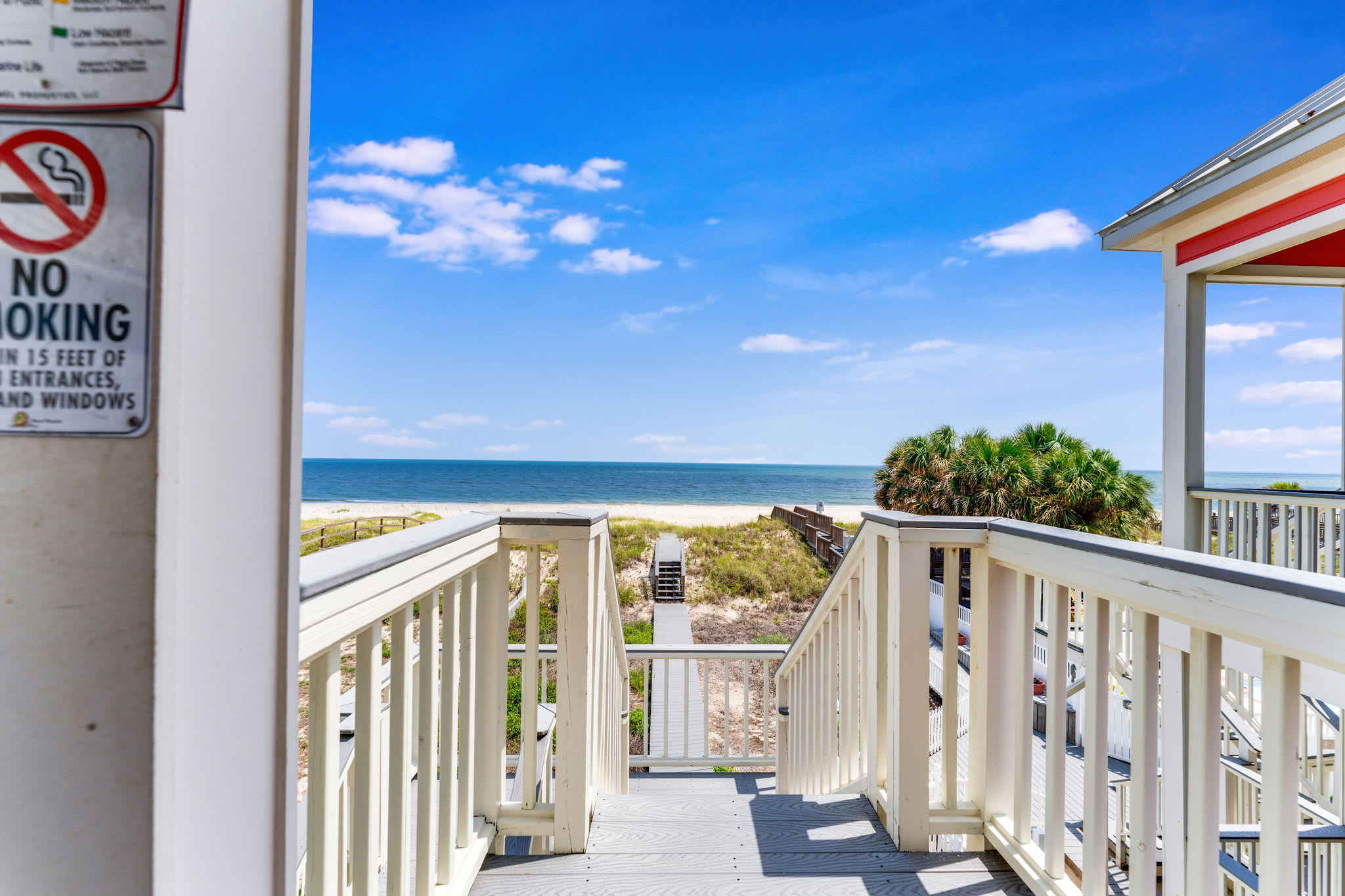 Private Boardwalk and View
