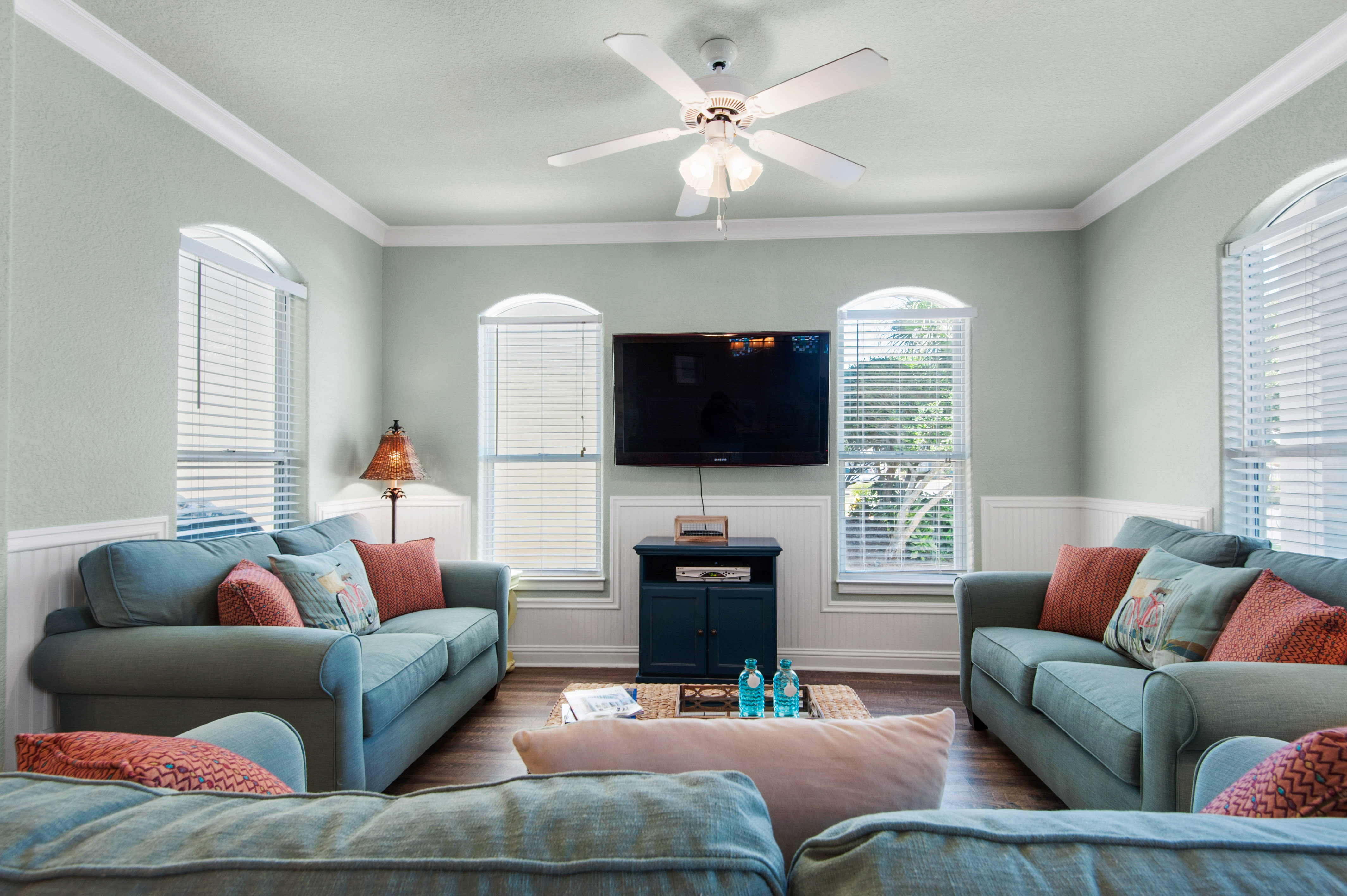 View of Living Room with 50" TV