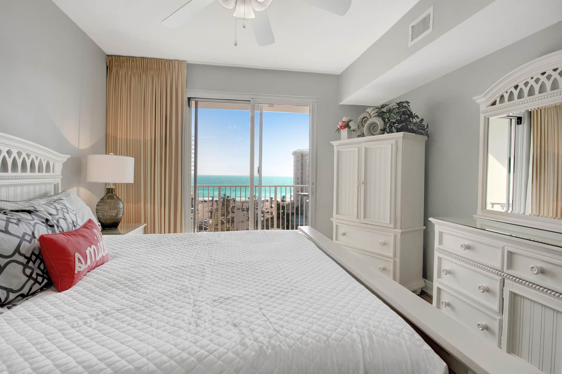 Balcony access from the master