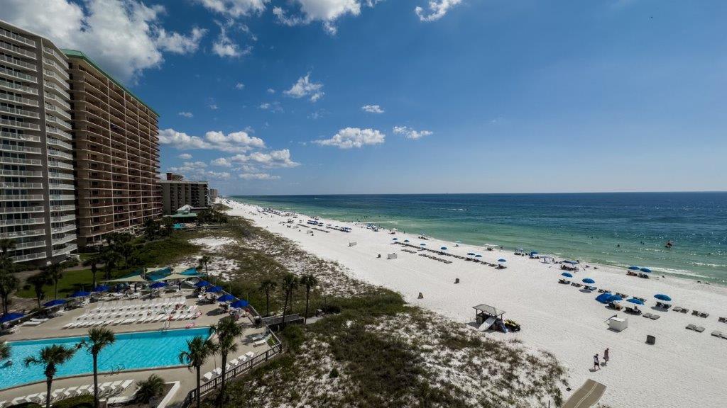 Pool View from Balcony