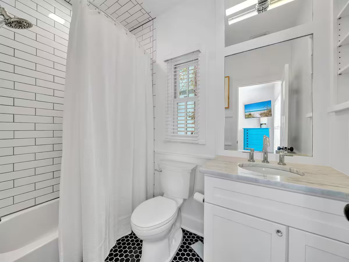 Guest Bedroom Then Bath