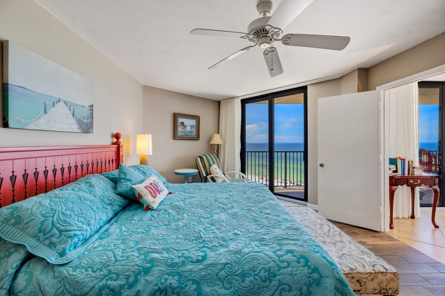 master bedroom w/patio access