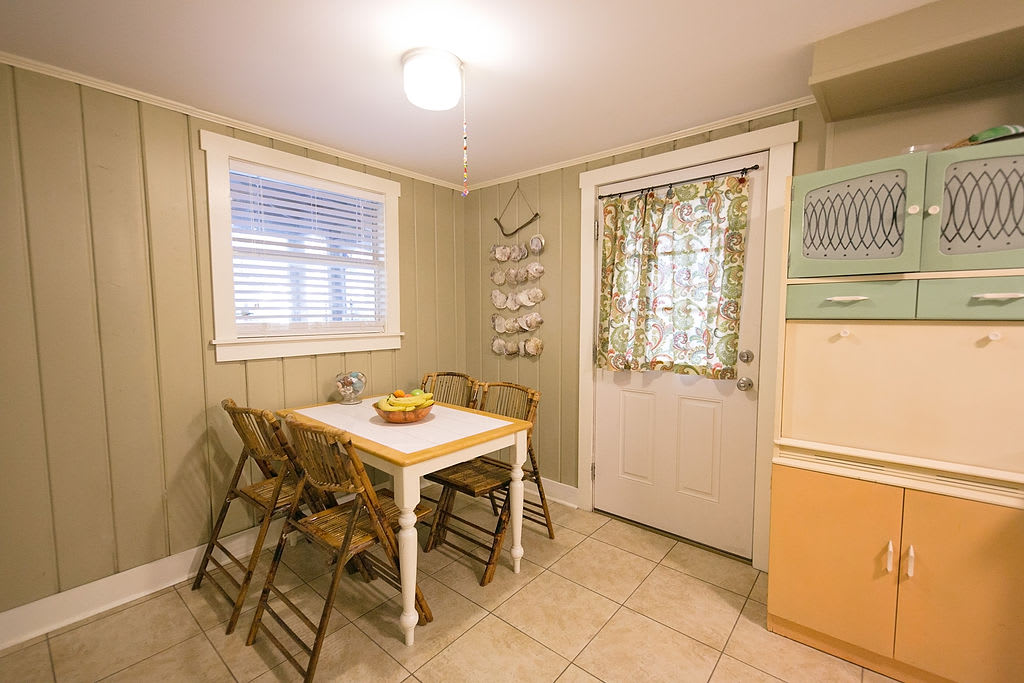 Eating area of kitchen