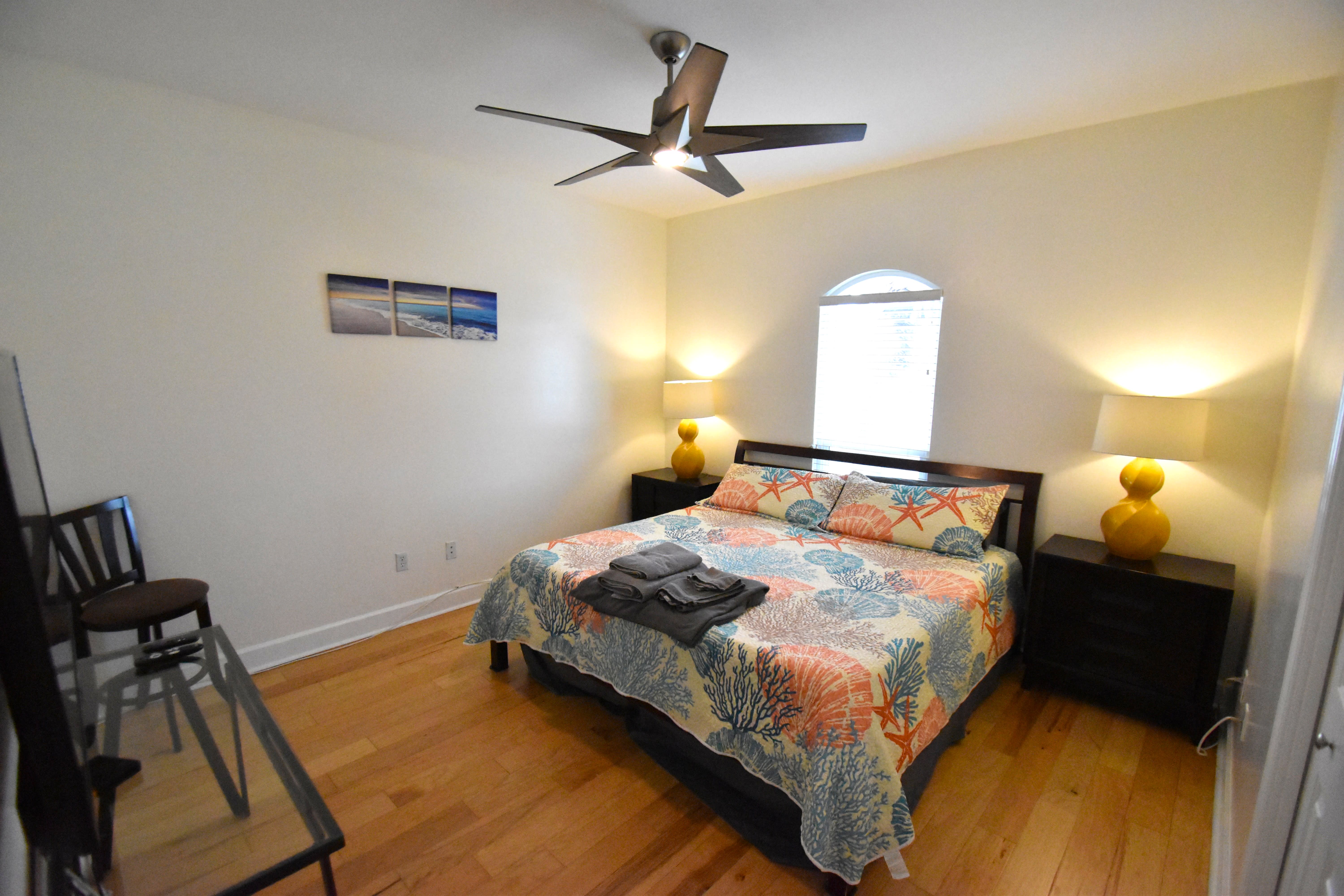 Bedroom 2 Watch a movie in private as you unwind from fun in the sun